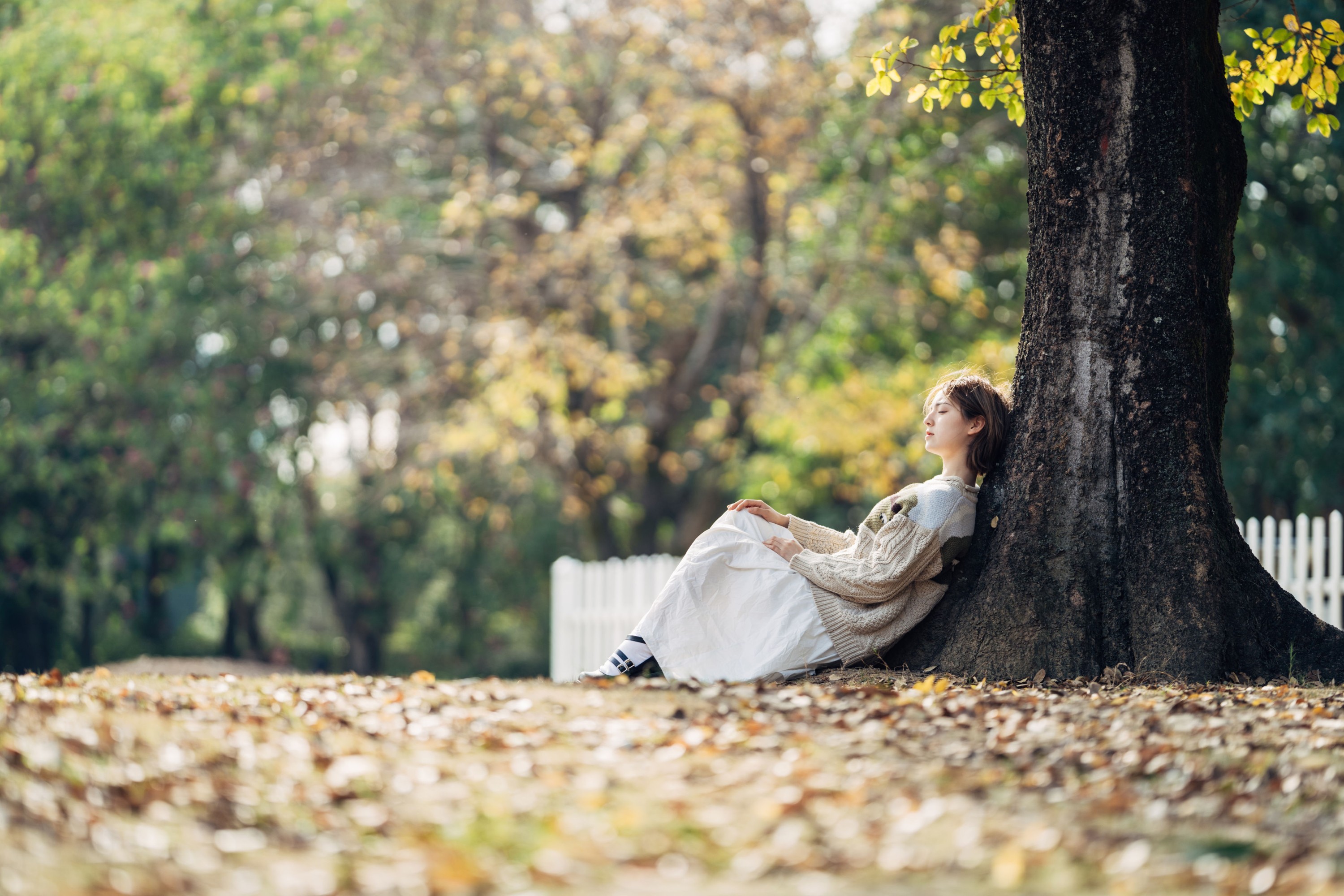 图片[6]-冯玉憬 – 《暖冬银杏，18岁的素颜女孩》[35P]-COS写真在线网