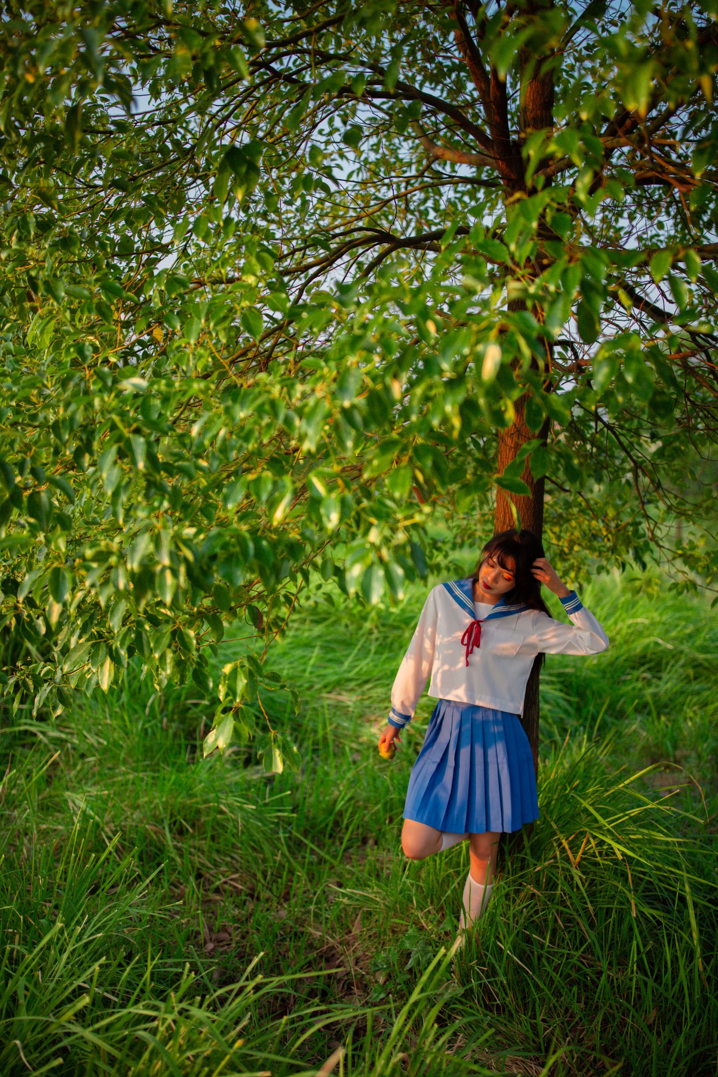 图片[6]-一只橙子 – 《JK少女》[48P]-COS写真在线网