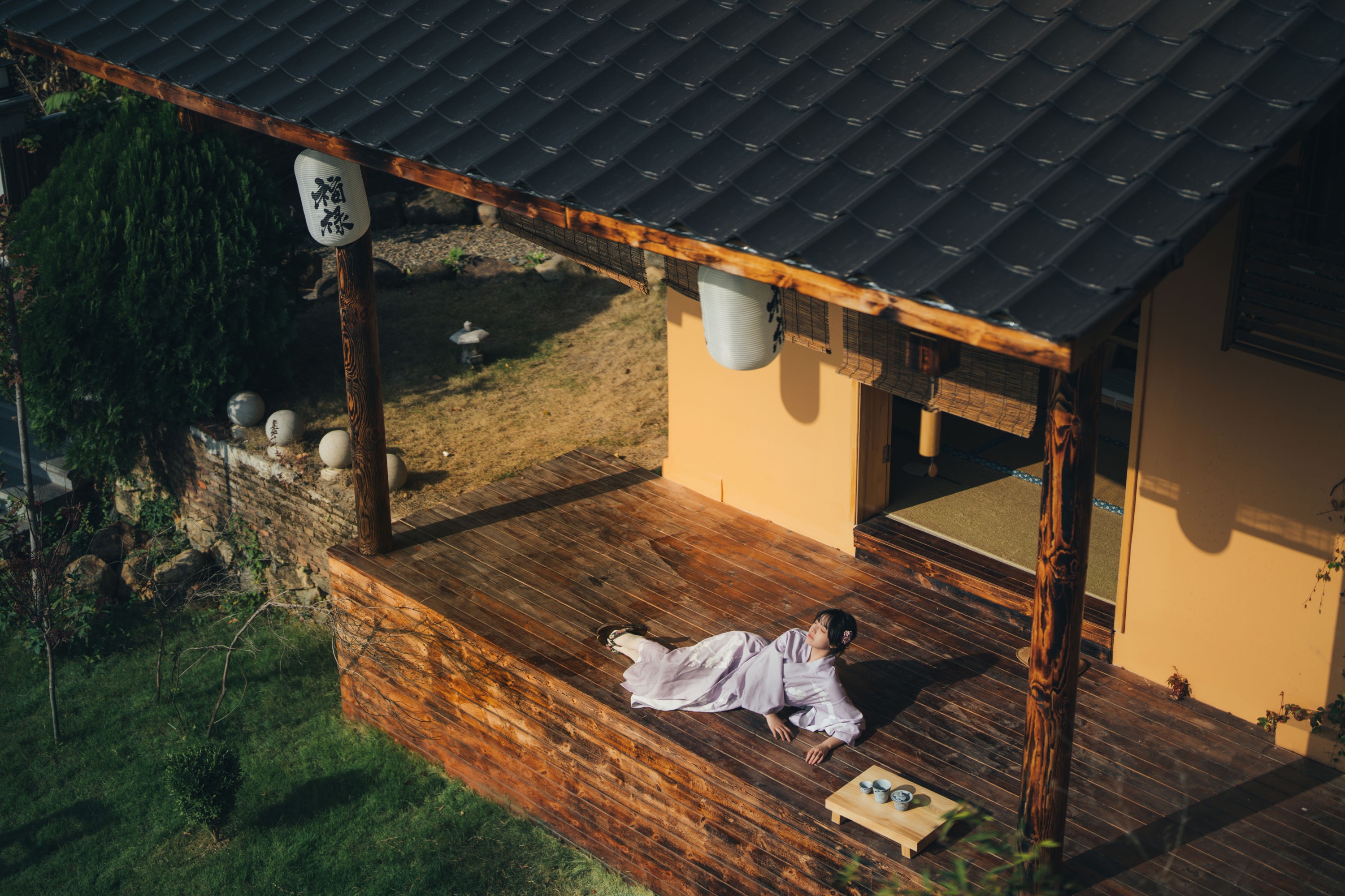 图片[5]-冯玉憬 – 《和风物语，日式庭院里的少女写真》[56P]-COS写真在线网