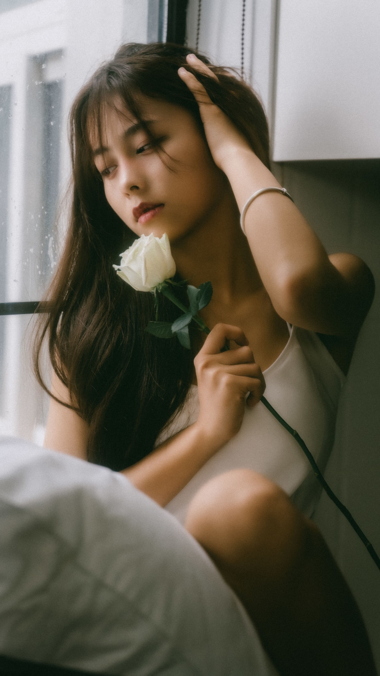 图片[6]-小浦 – 《白色睡衣》[34P]-COS写真在线网