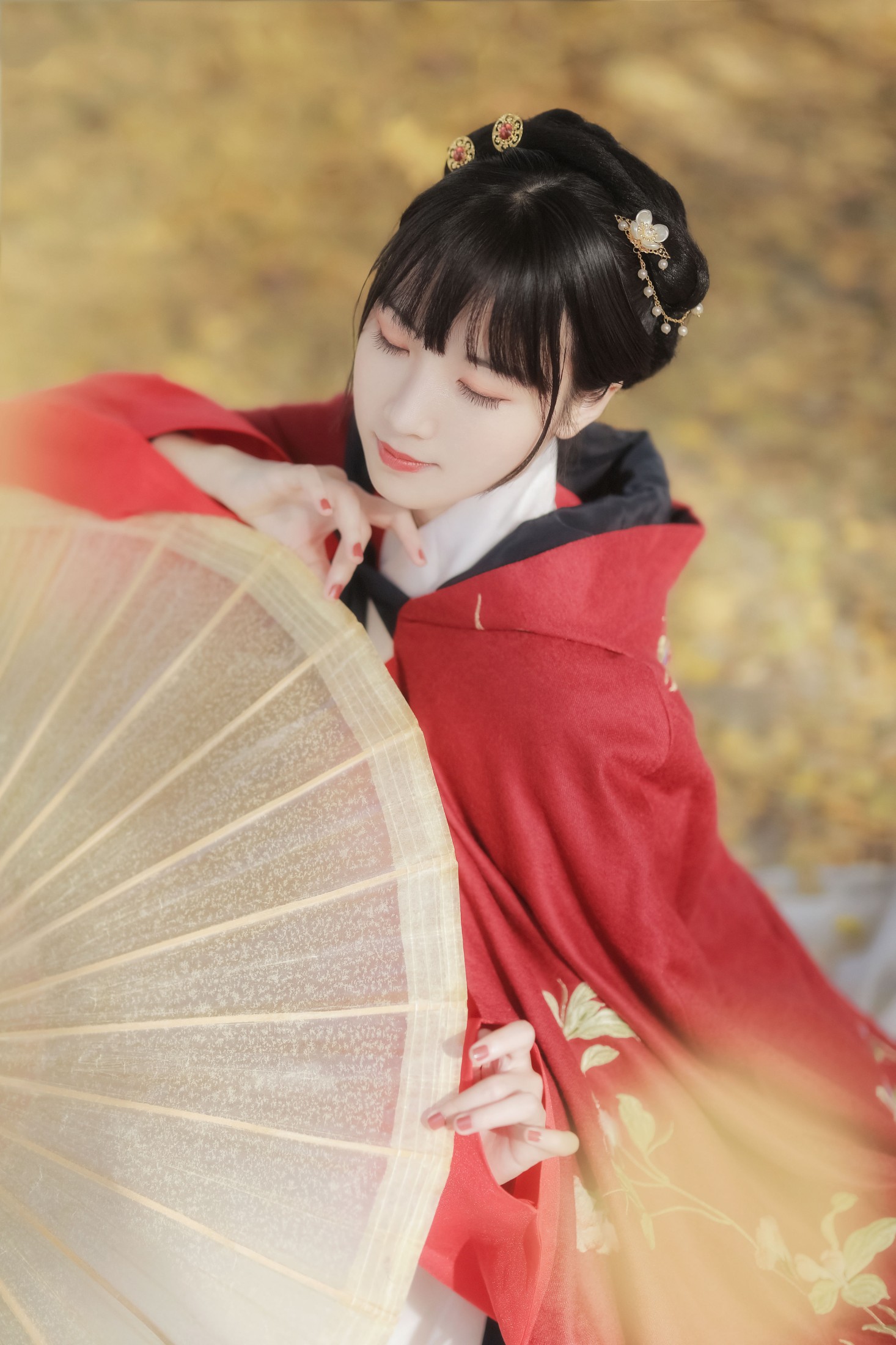 荞兜麻黛 – 《满园银杏落秋风》[29P] 插图3