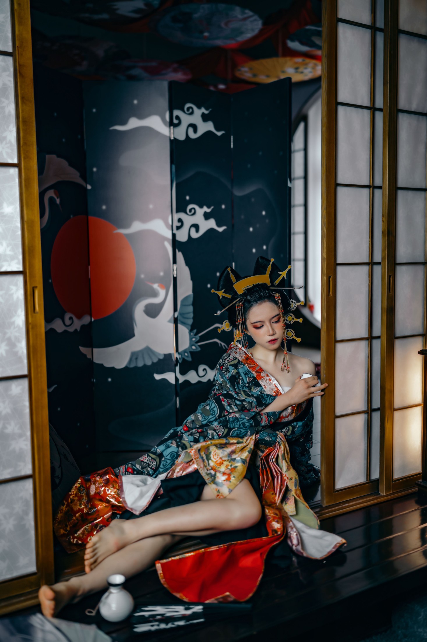 图片[3]-贰加六 – 《恶女花魁》[28P]-COS写真在线网