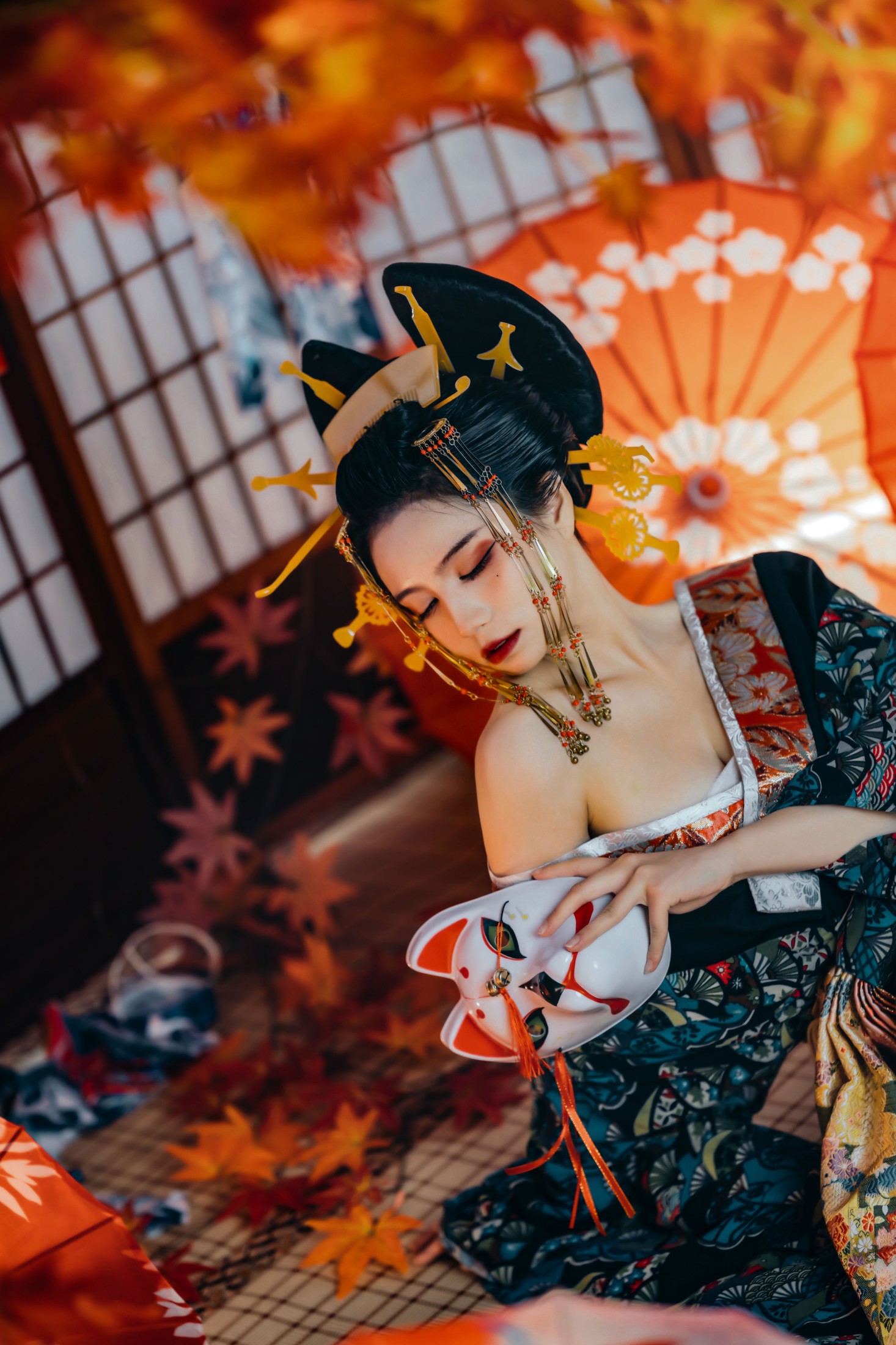 图片[4]-贰加六 – 《恶女花魁》[28P]-COS写真在线网