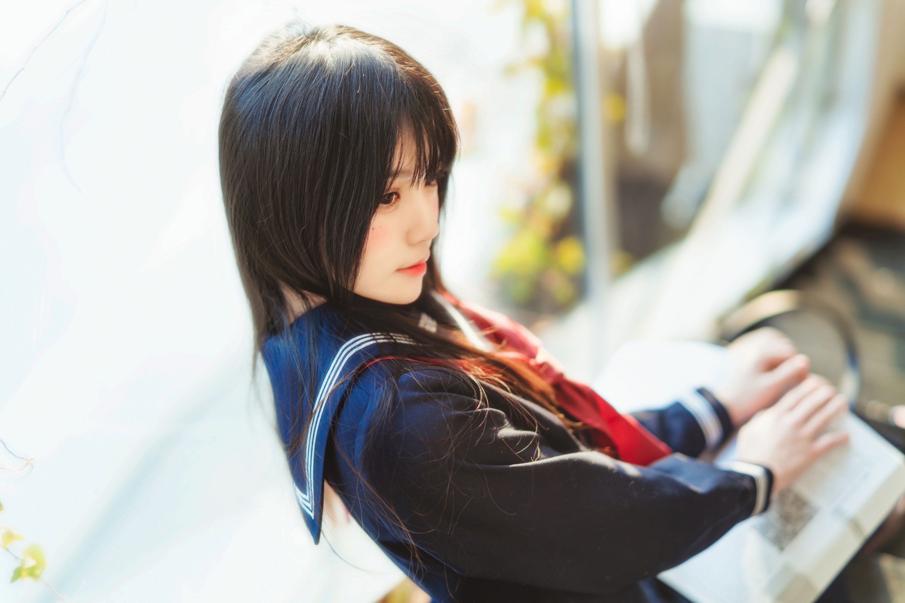 图片[6]-桜桃喵 – 《午后高校少女》[42P]-COS写真在线网