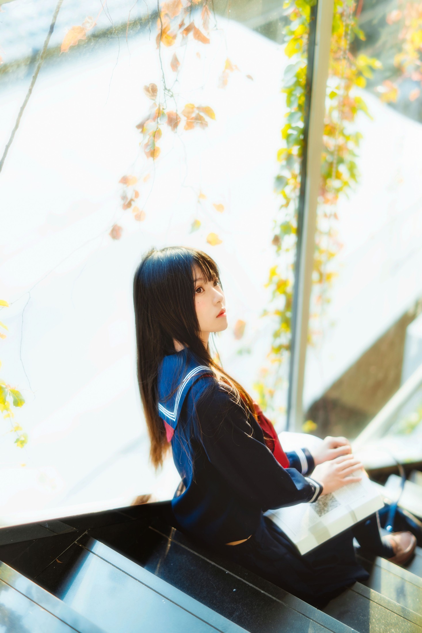 图片[5]-桜桃喵 – 《午后高校少女》[42P]-COS写真在线网