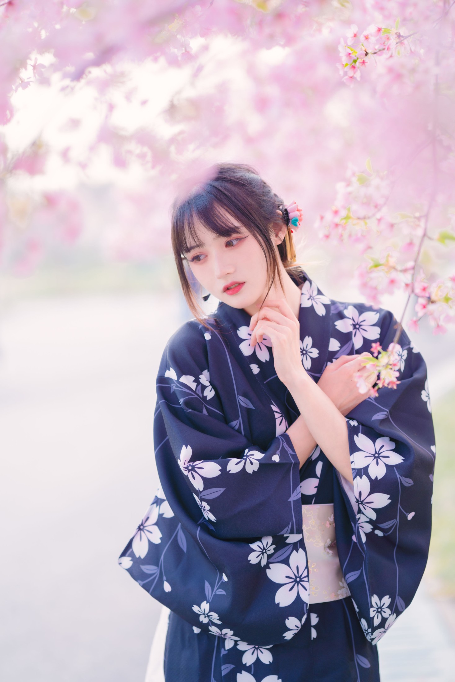 图片[5]-兔子Zzz不吃胡萝卜 – 《樱花烂漫时》[26P]-COS写真在线网