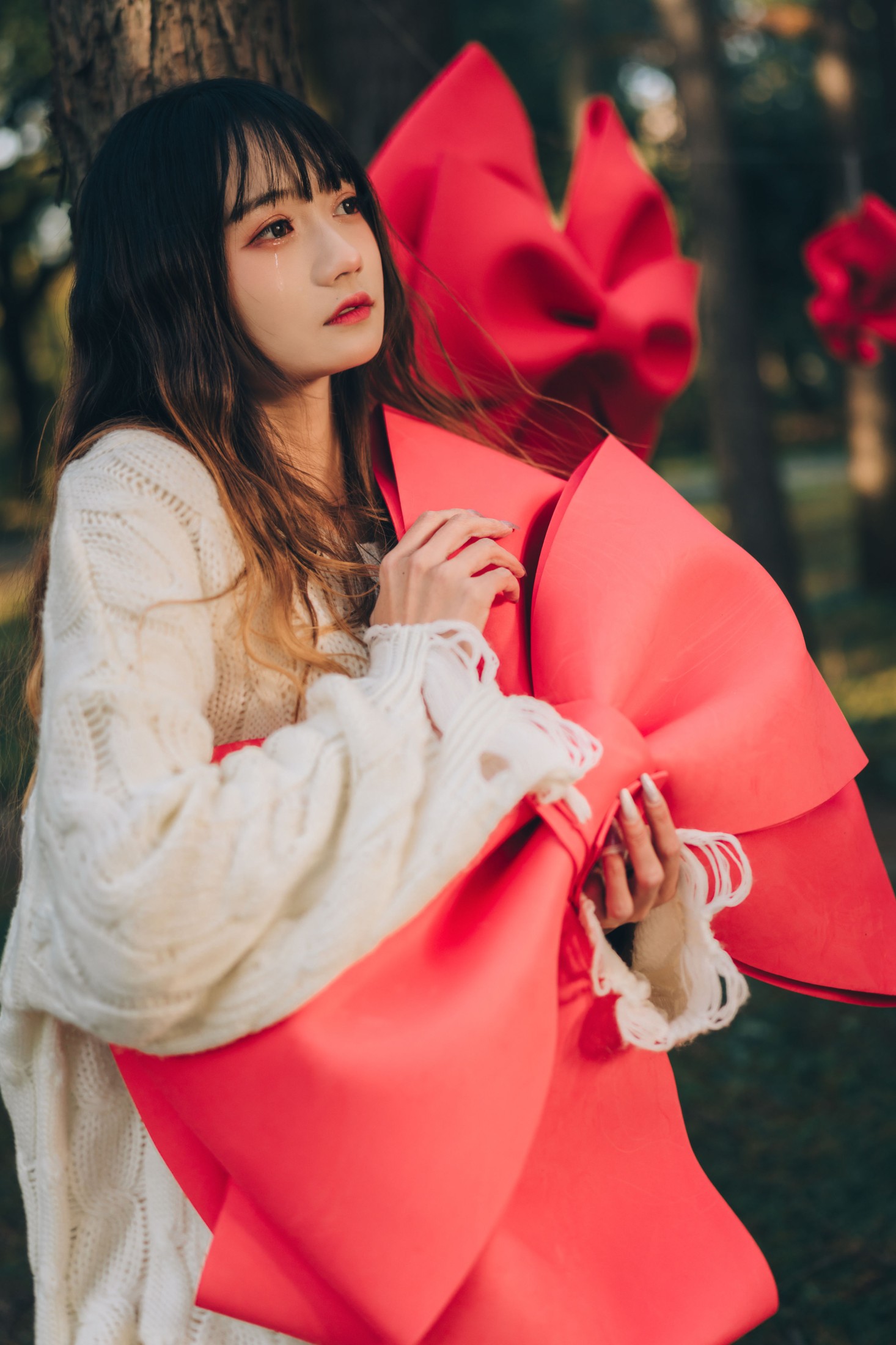 图片[6]-兔子Zzz不吃胡萝卜 – 《红色蝴蝶结》[23P]-COS写真在线网