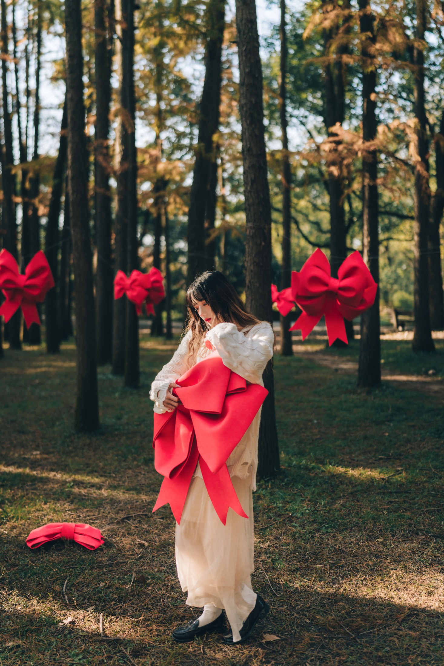 图片[4]-兔子Zzz不吃胡萝卜 – 《红色蝴蝶结》[23P]-COS写真在线网