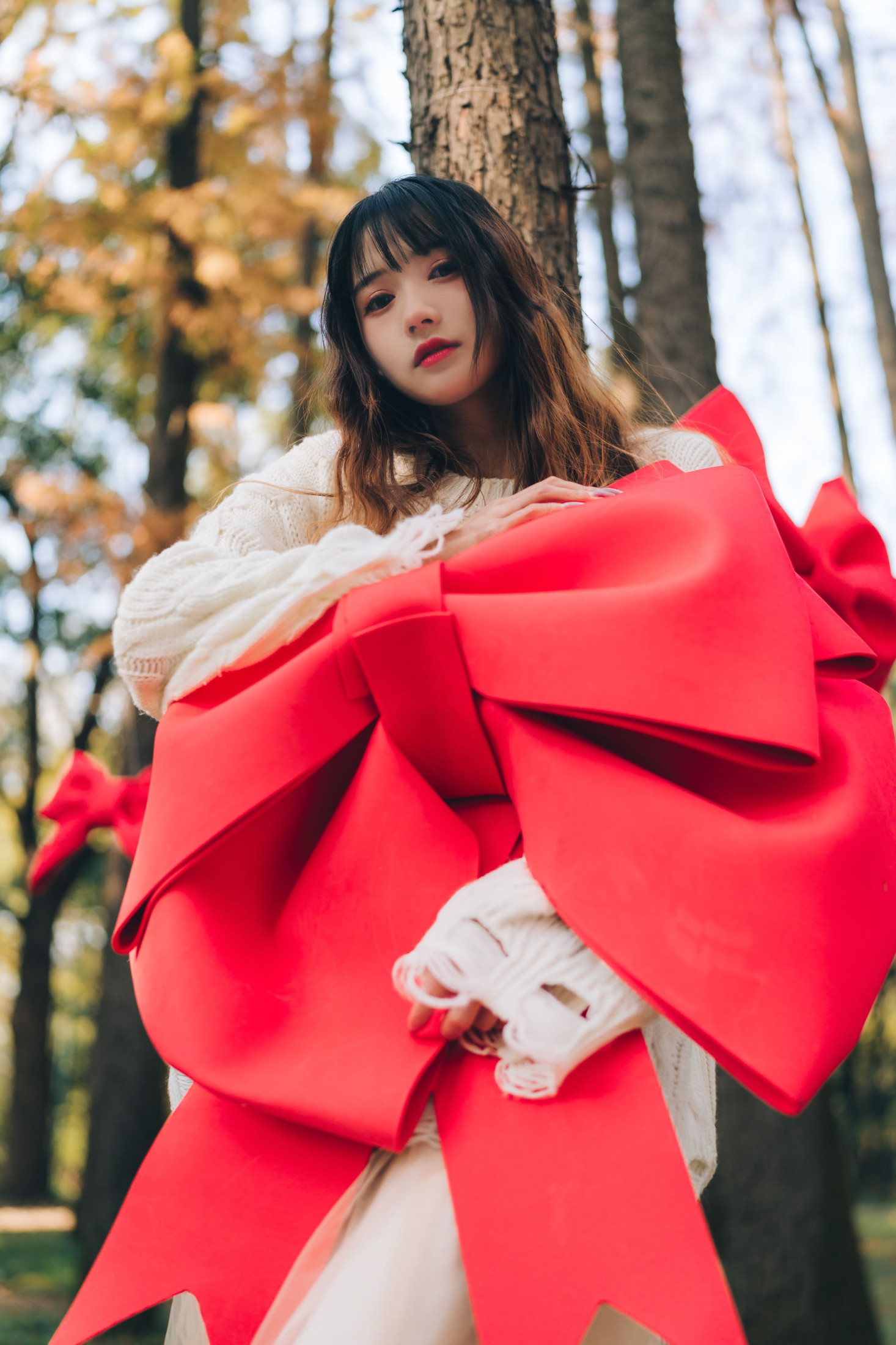 图片[5]-兔子Zzz不吃胡萝卜 – 《红色蝴蝶结》[23P]-COS写真在线网