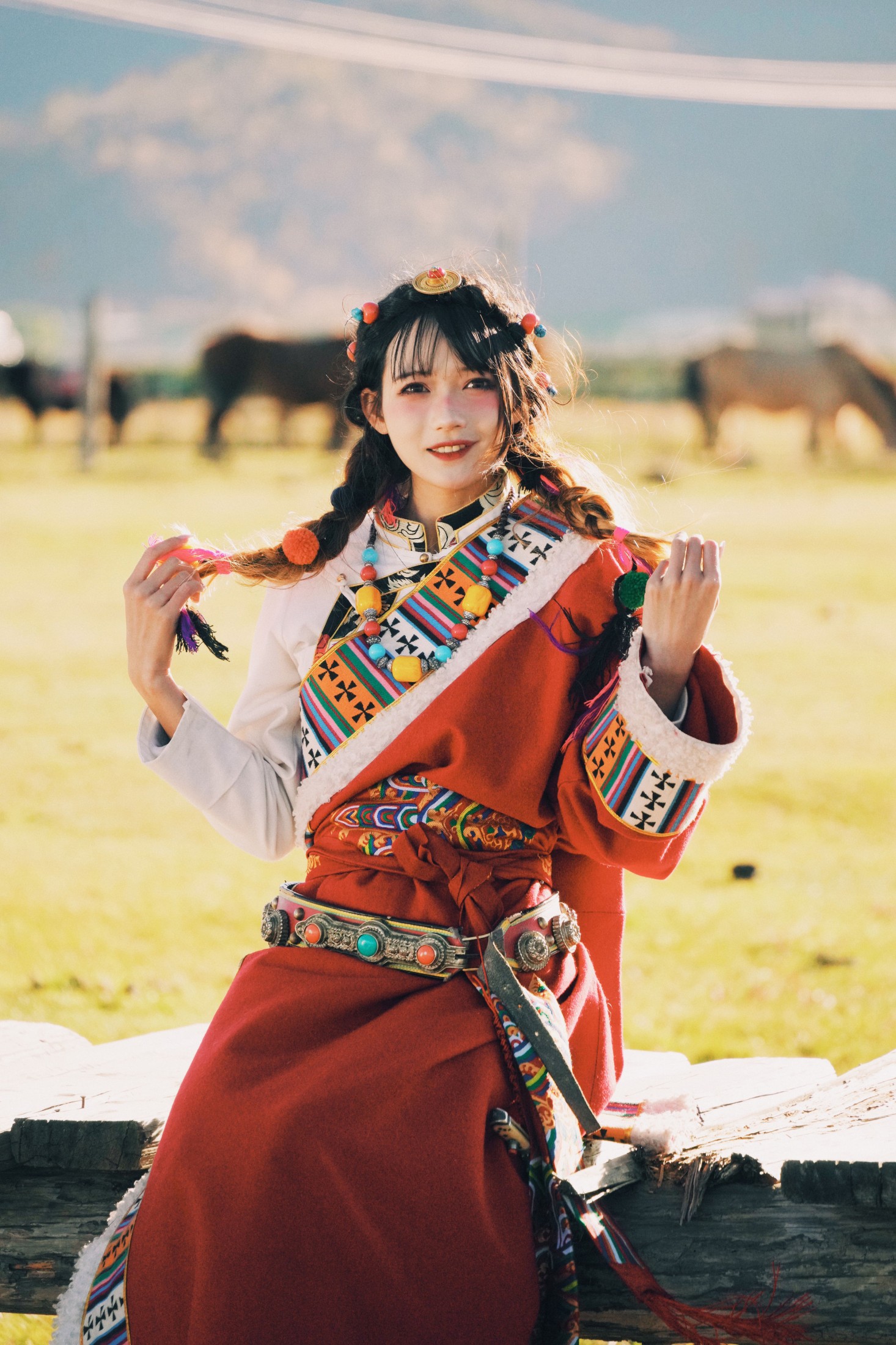 图片[4]-兔子Zzz不吃胡萝卜 – 《草原小卓玛》[25P]-COS写真在线网