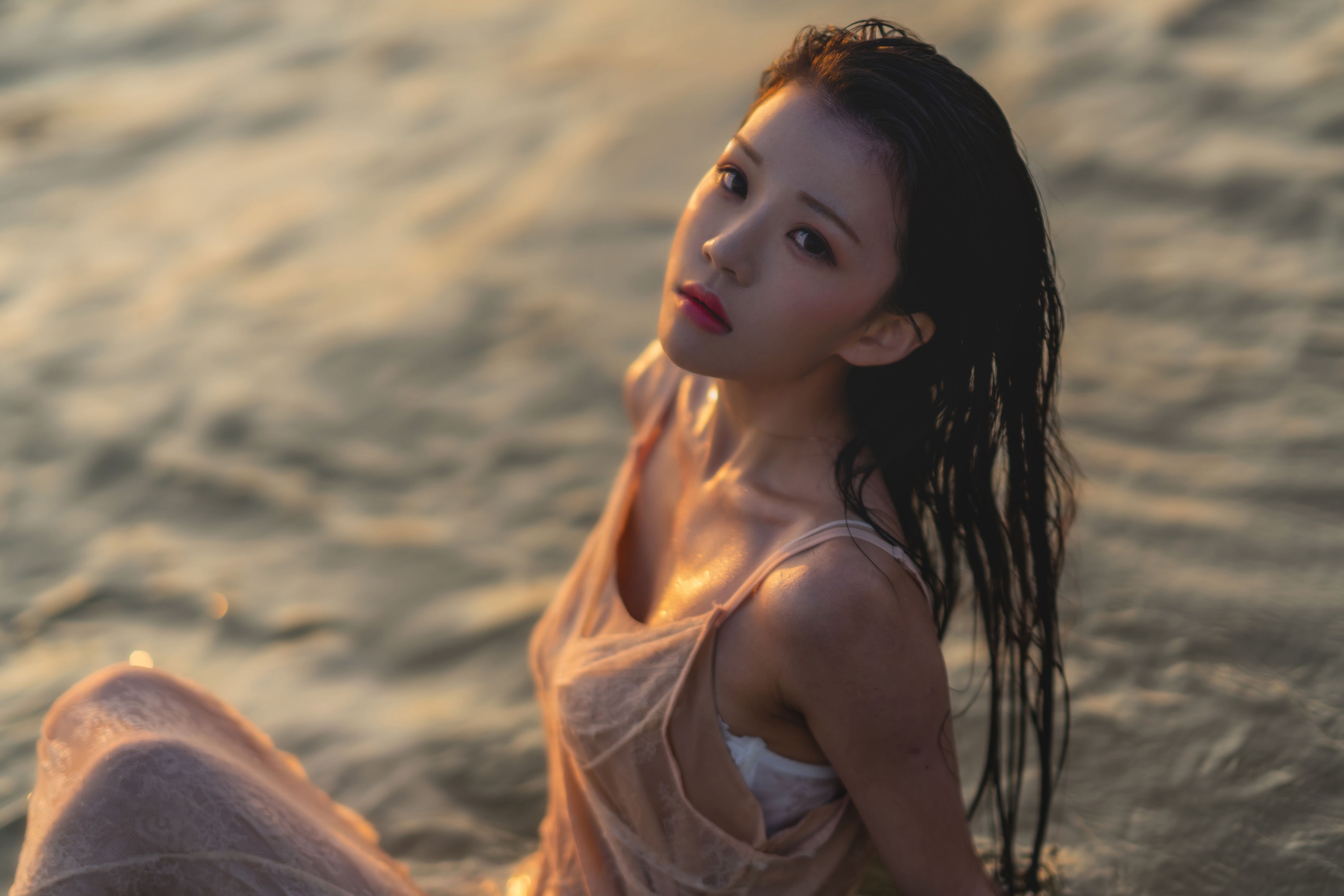 图片[4]-桜桃喵 – 《夕阳下沉醉》[30P]-COS写真在线网