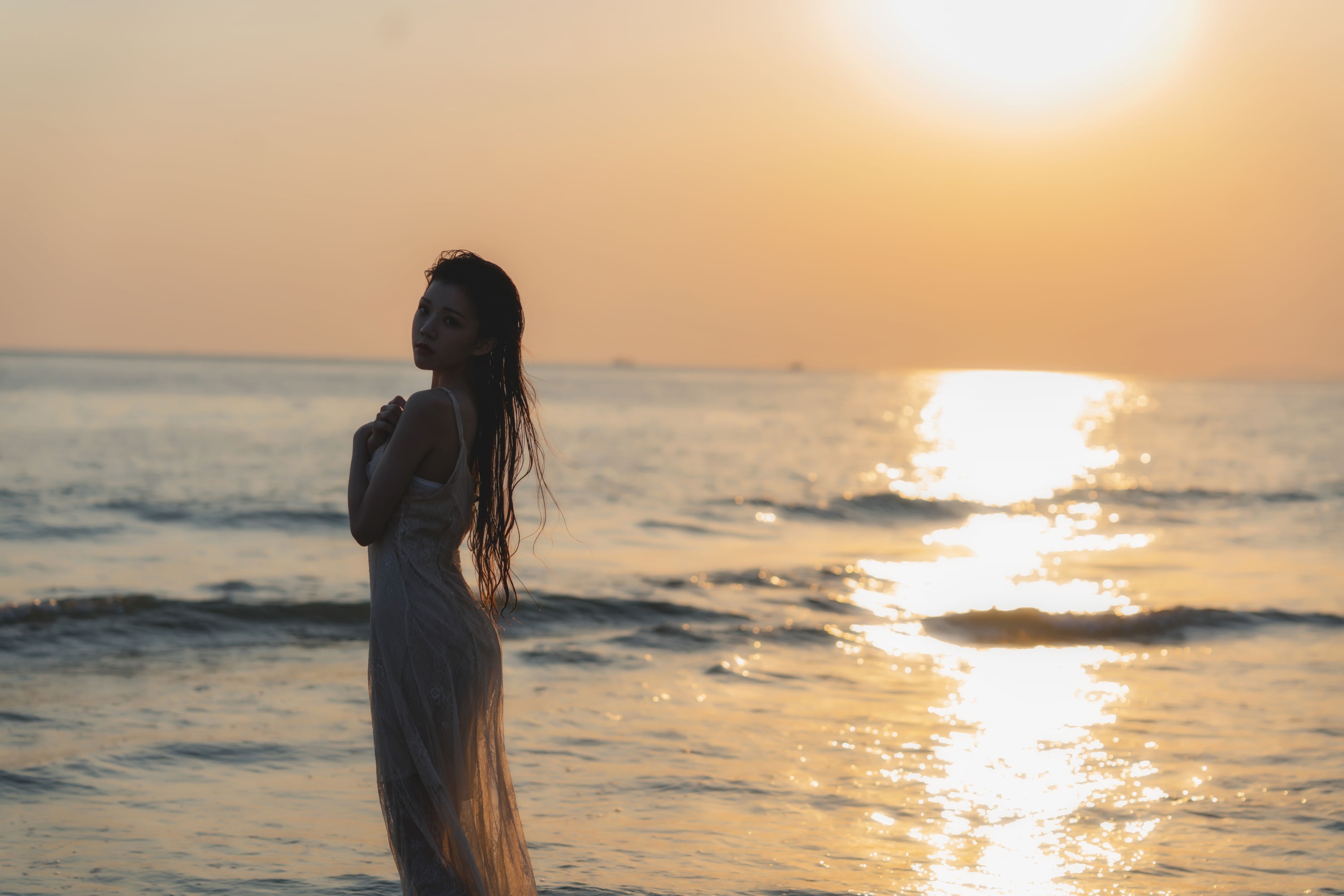 图片[3]-桜桃喵 – 《夕阳下沉醉》[30P]-COS写真在线网