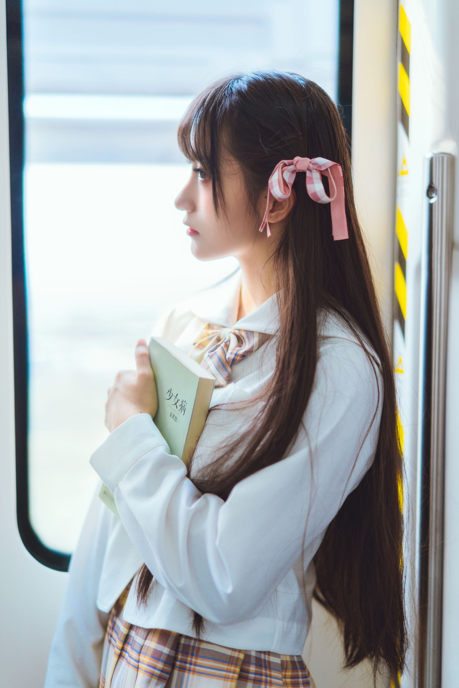 图片[6]-关关之猪w – 《地铁JK少女》[33P]-COS写真在线网