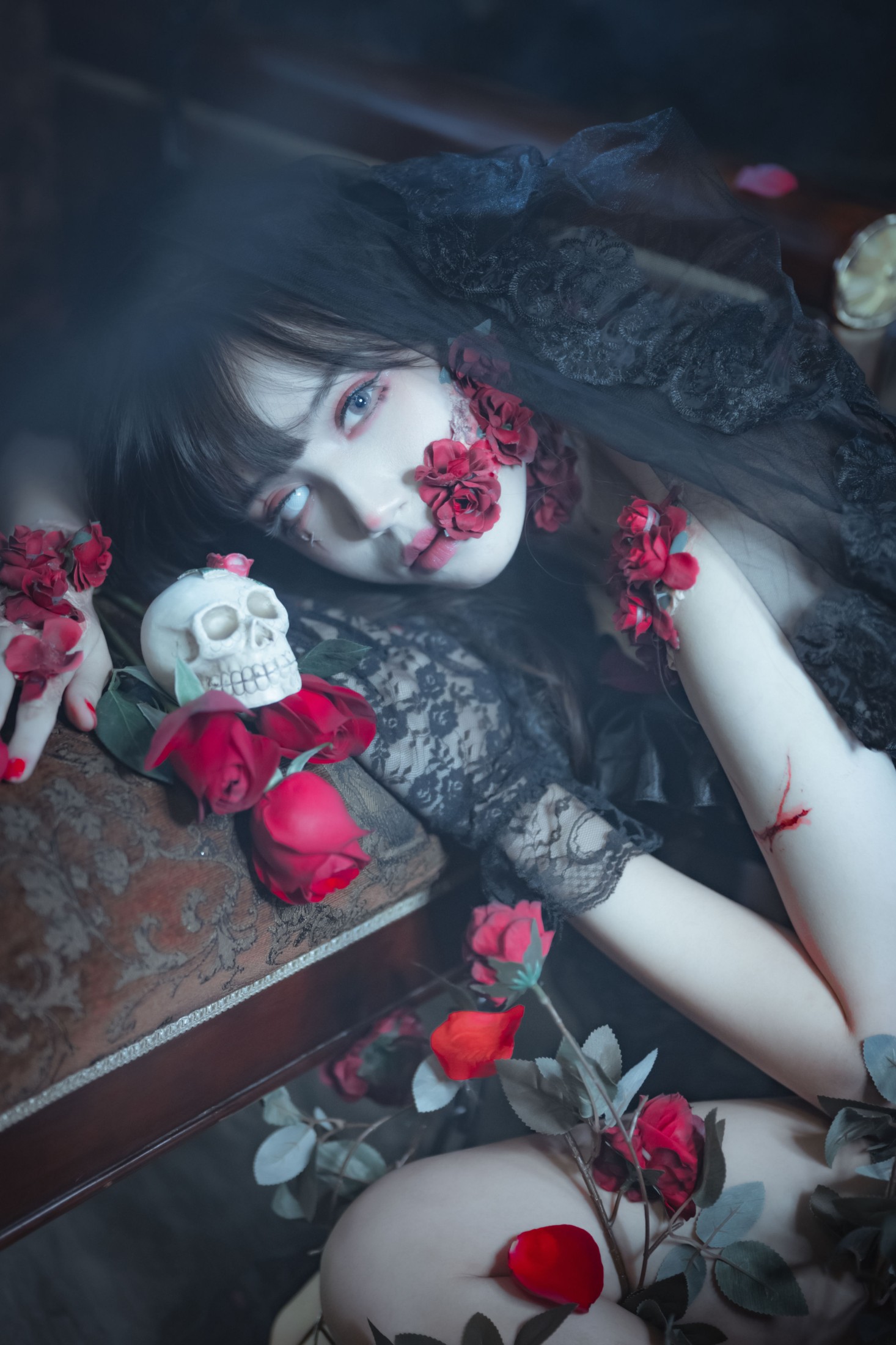 图片[5]-贰加六 – 《暗黑哥特新娘》[22P]-COS写真在线网