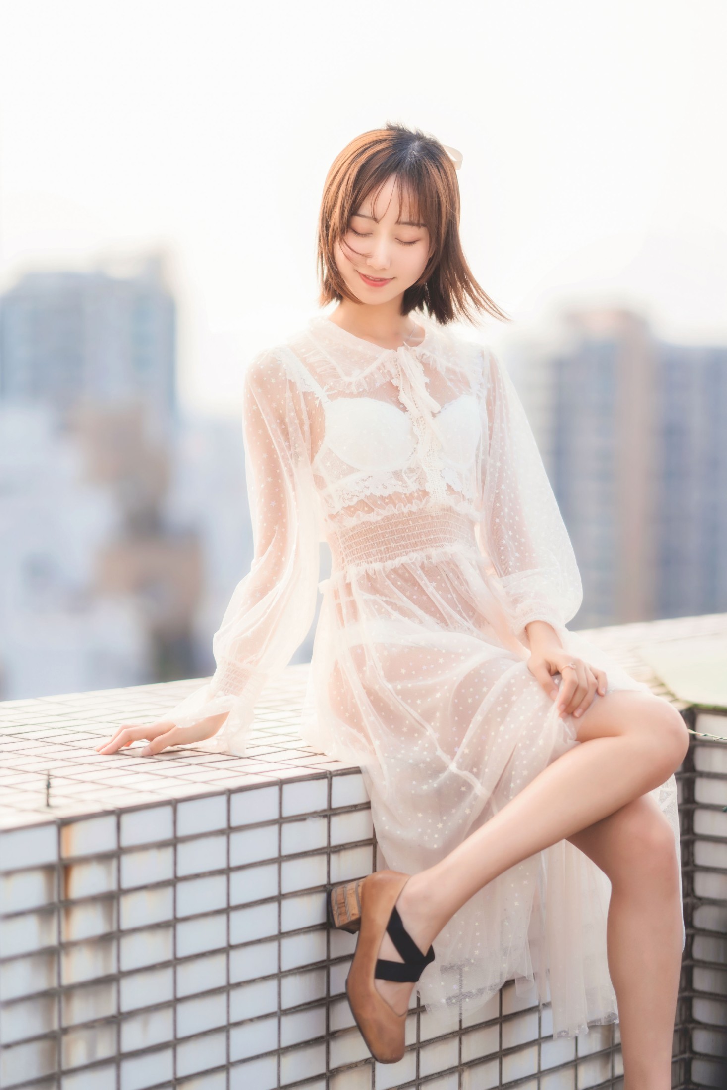 图片[3]-木棉棉VwV – 《天台》[40P]-COS写真在线网