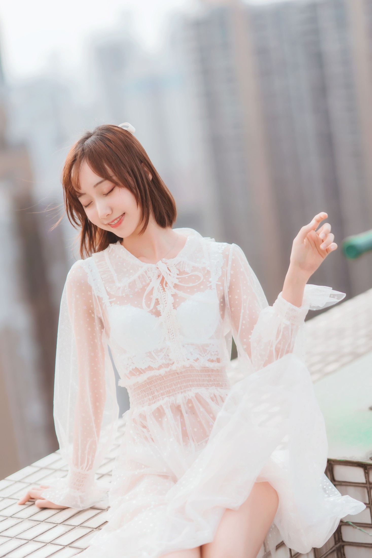 图片[5]-木棉棉VwV – 《天台》[40P]-COS写真在线网