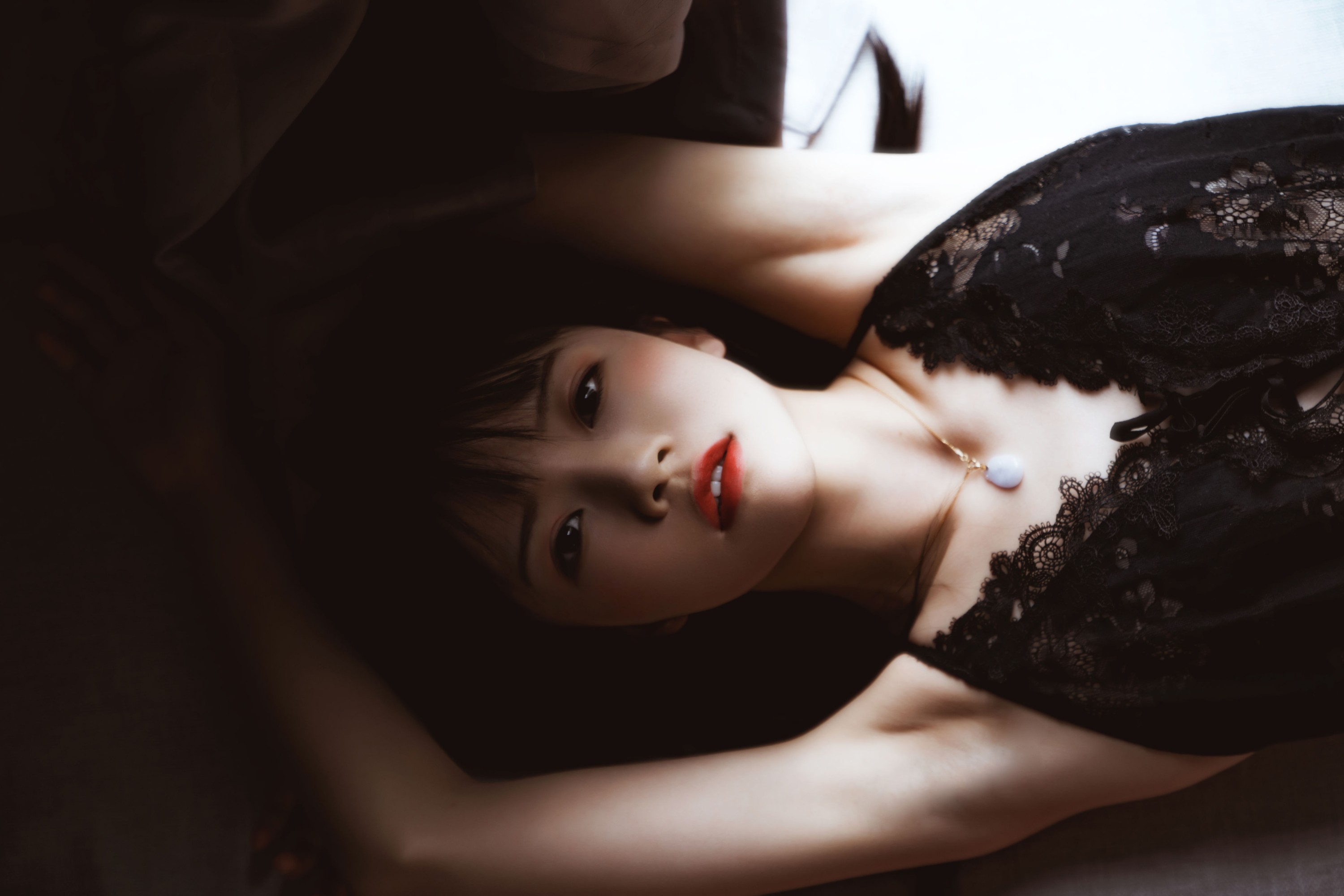 图片[4]-桜桃喵 – 《黑》[22P]-COS写真在线网