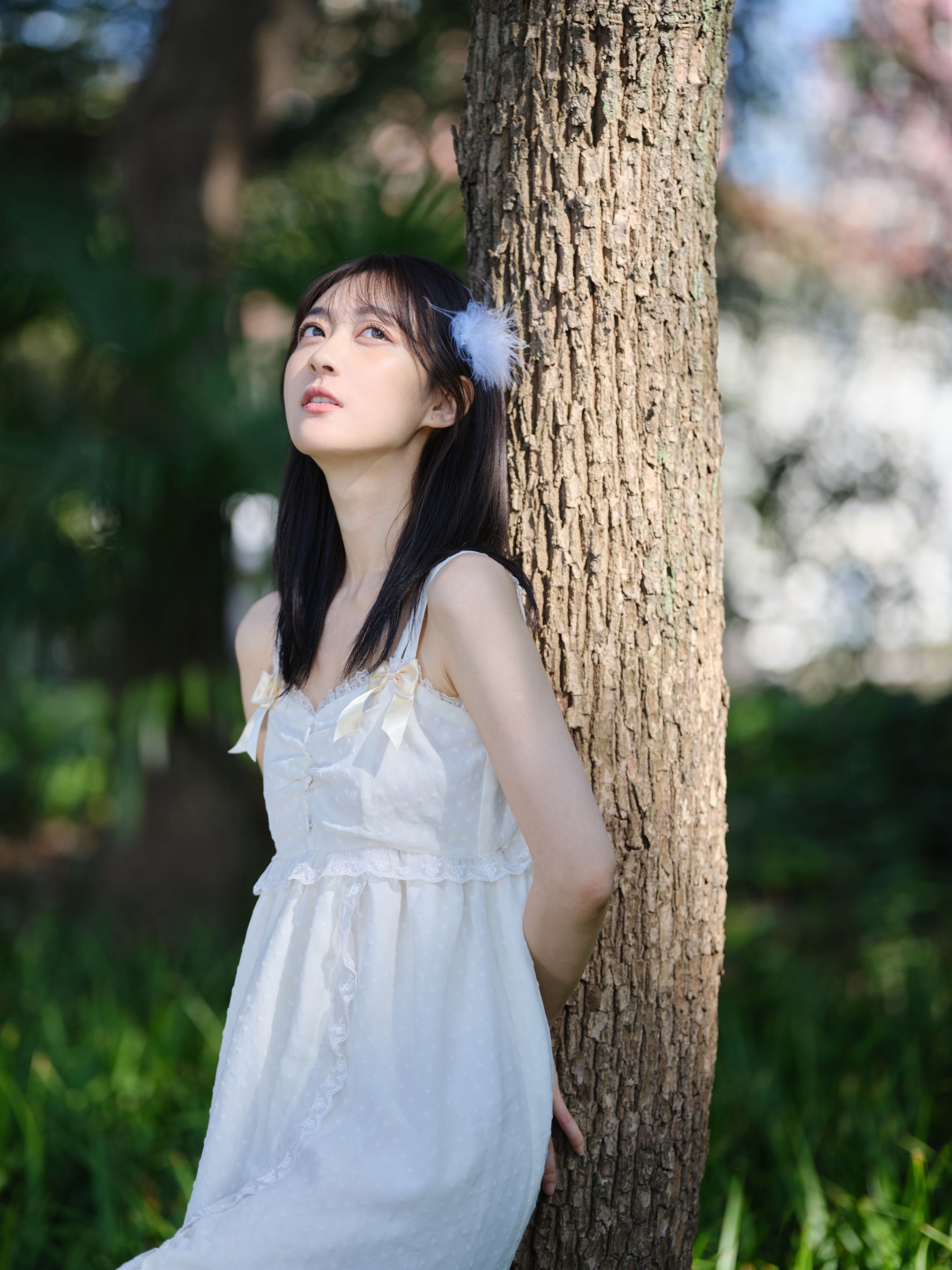 图片[6]-飞鸟咕咕- – 《白裙》[24P]-COS写真在线网