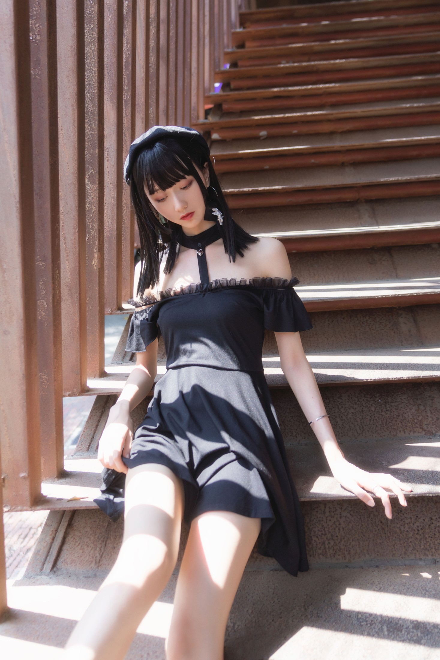 图片[4]-木棉棉VwV – 《黑色魅惑》[24P]-COS写真在线网