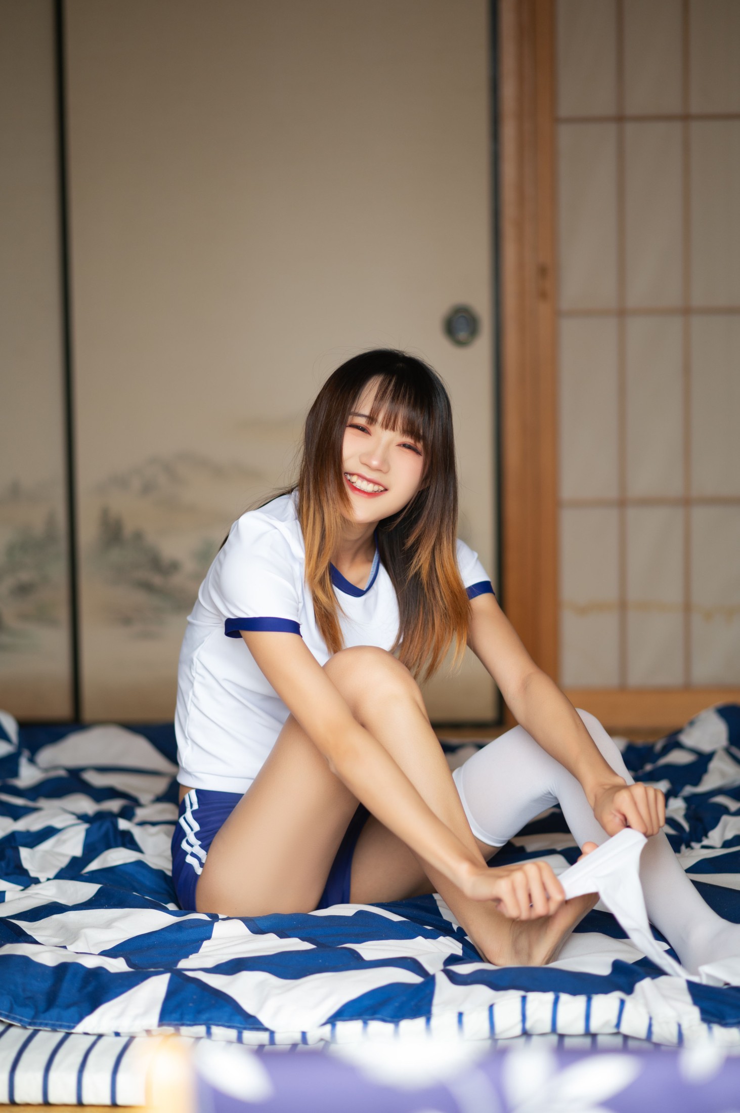 图片[3]-兔子Zzz不吃胡萝卜 – 《体操服少女》[37P]-COS写真在线网