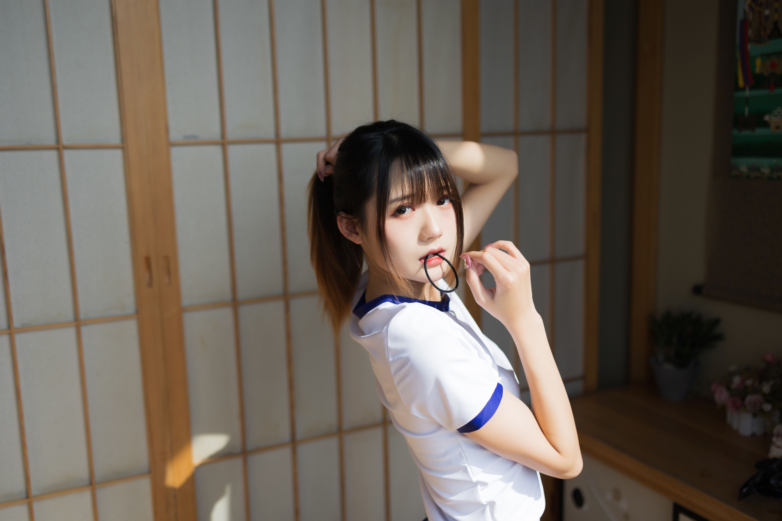 图片[5]-兔子Zzz不吃胡萝卜 – 《体操服少女》[37P]-COS写真在线网
