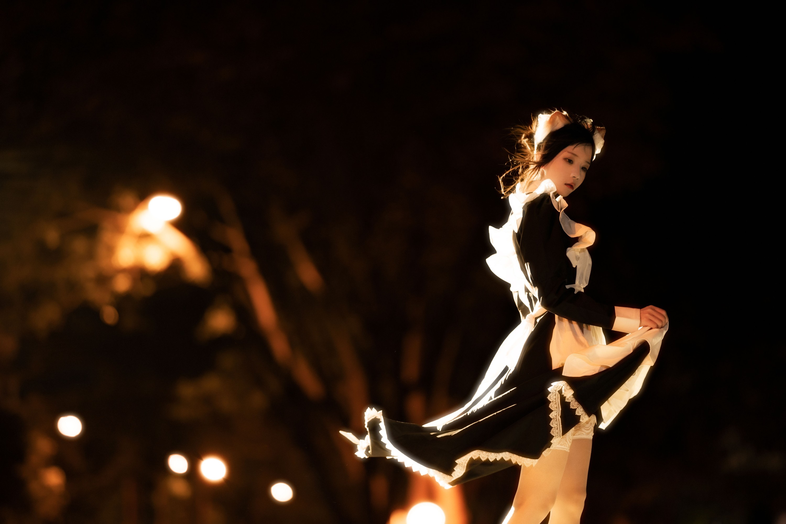 图片[4]-桜桃喵 – 《夜女仆》[21P]-COS写真在线网