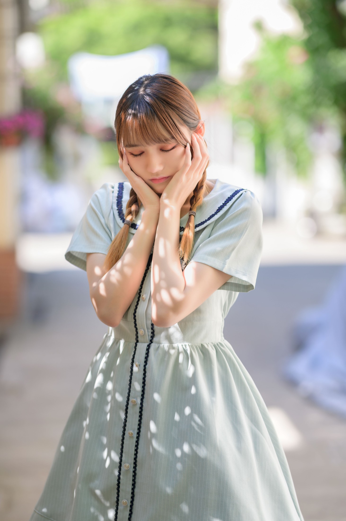 图片[3]-兔子Zzz不吃胡萝卜 – 《家门口的小幸运》[33P]-COS写真在线网