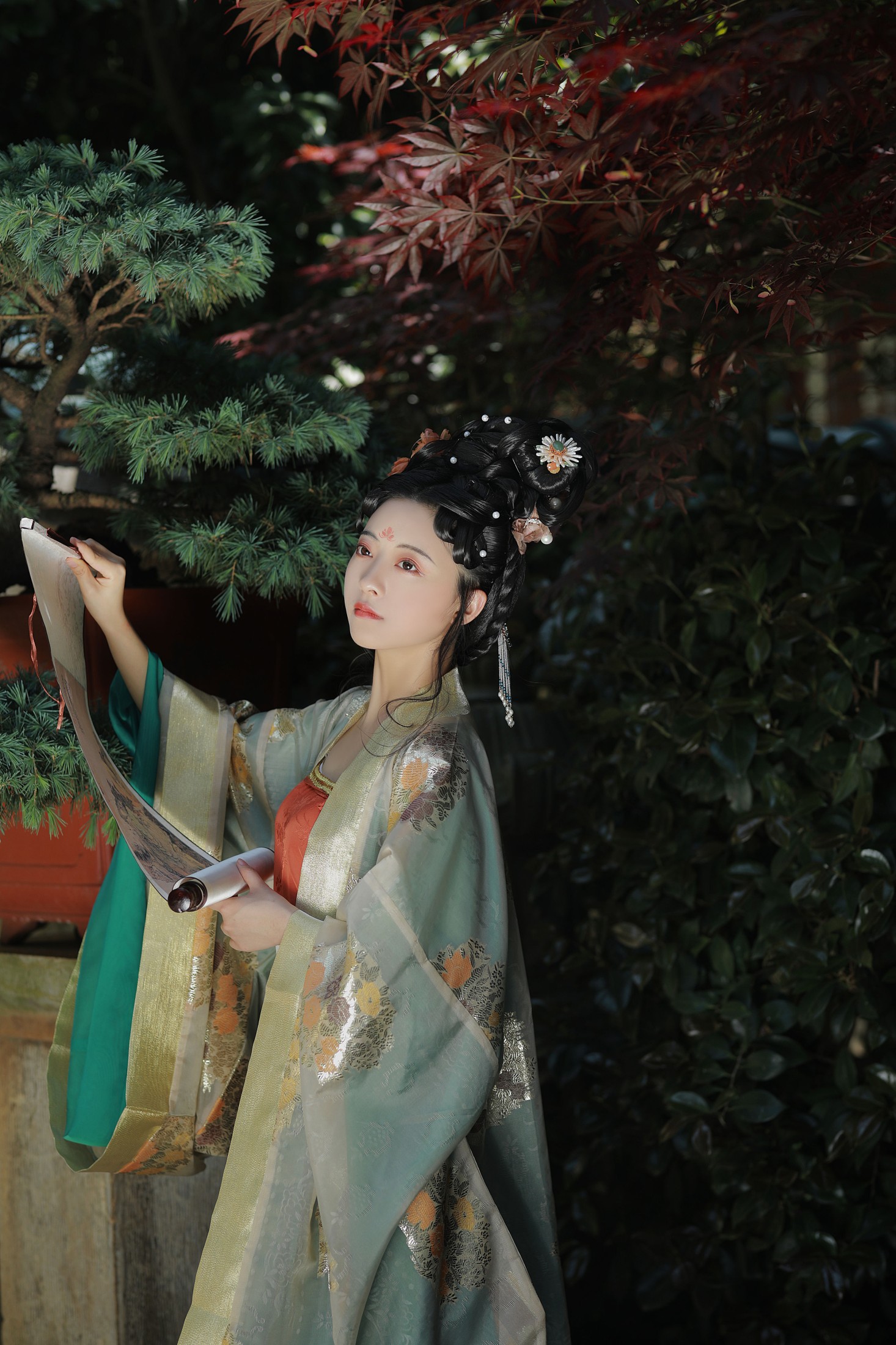 图片[4]-与芳 – 《只此青绿》[23P]-COS写真在线网