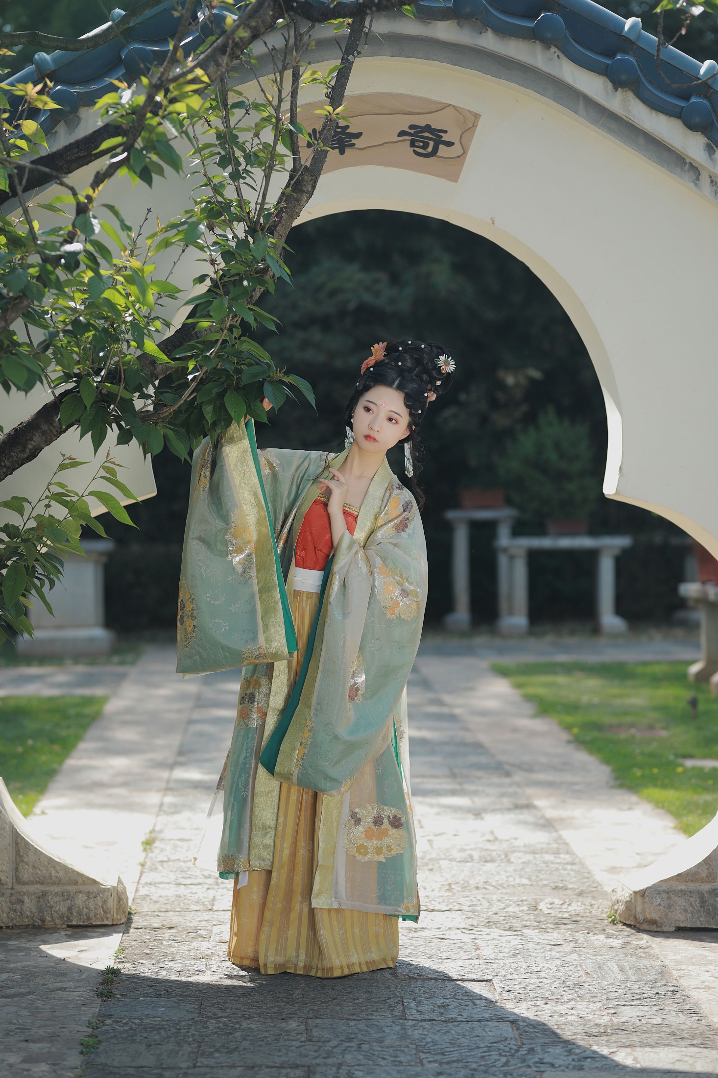 图片[3]-与芳 – 《只此青绿》[23P]-COS写真在线网