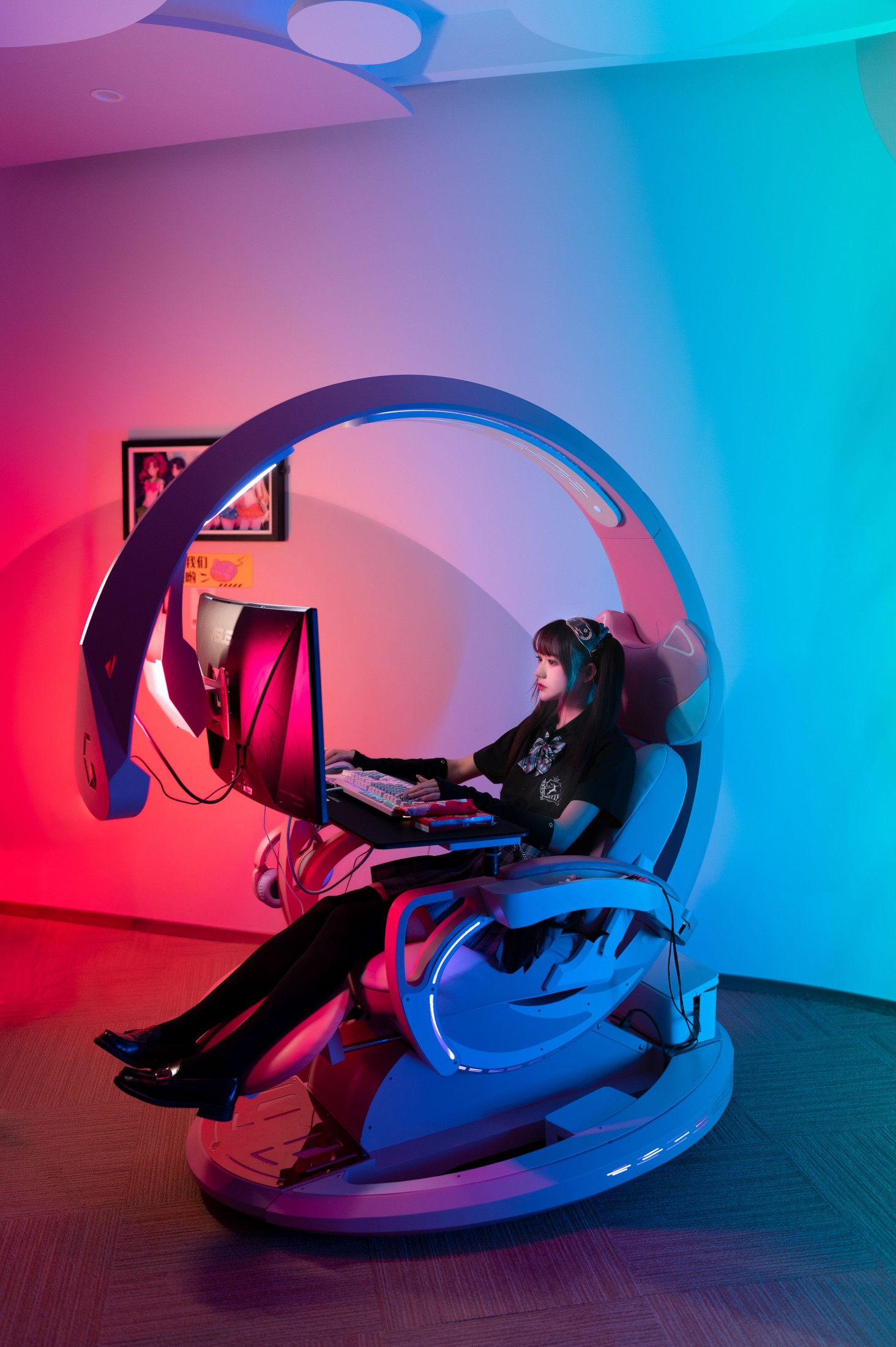 图片[5]-兔子Zzz不吃胡萝卜 – 《电竞少女》[22P]-COS写真在线网