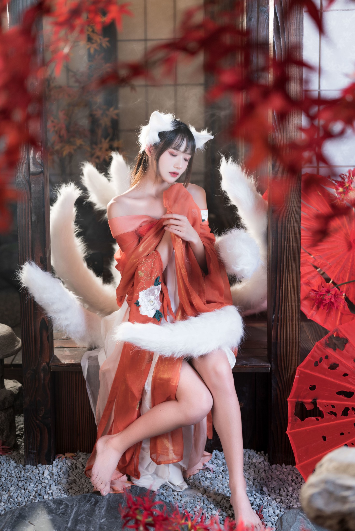 图片[3]-兔子Zzz不吃胡萝卜 – 《九尾狐》[26P]-COS写真在线网