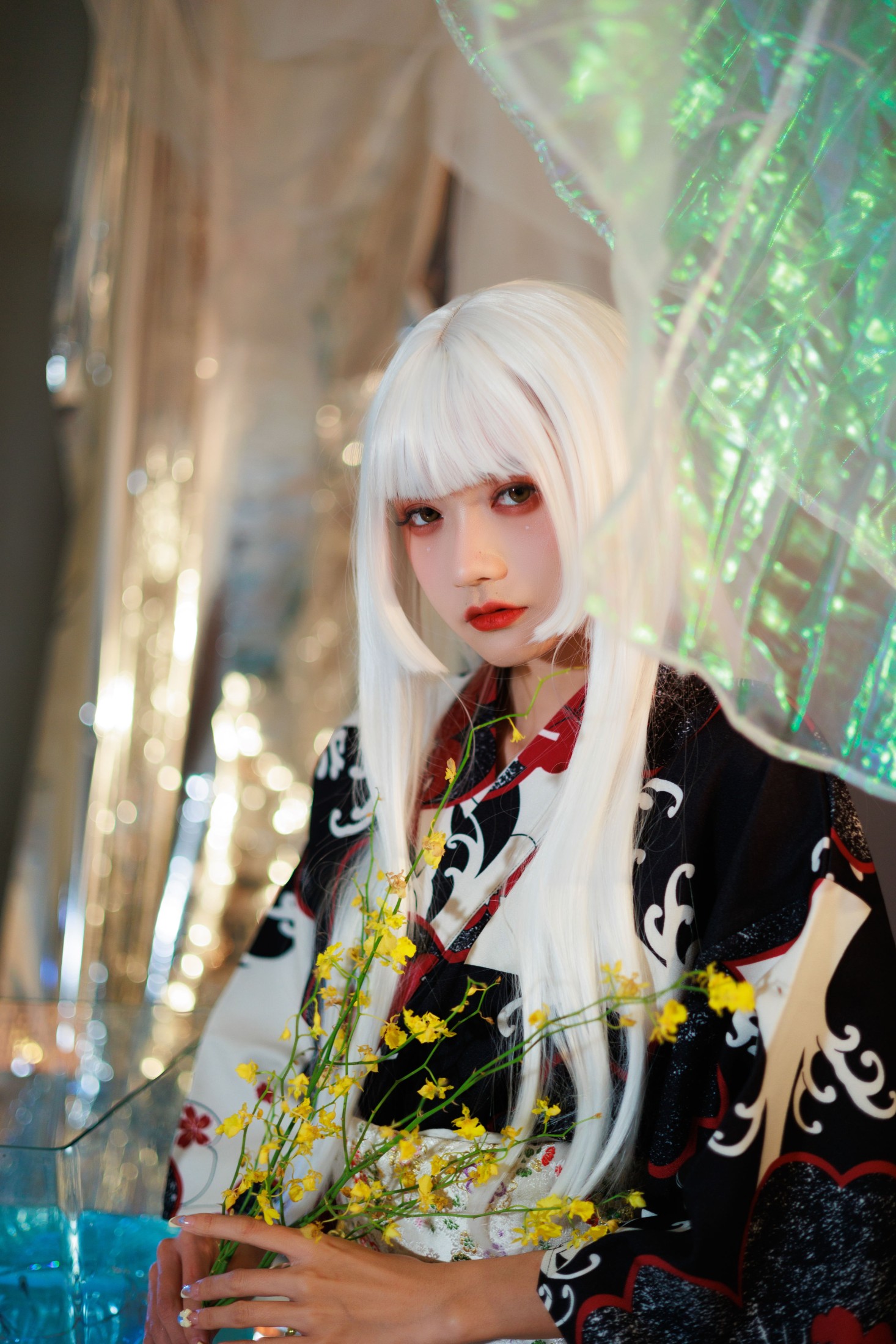 图片[3]-兔子Zzz不吃胡萝卜 – 《白发姬》[43P]-COS写真在线网