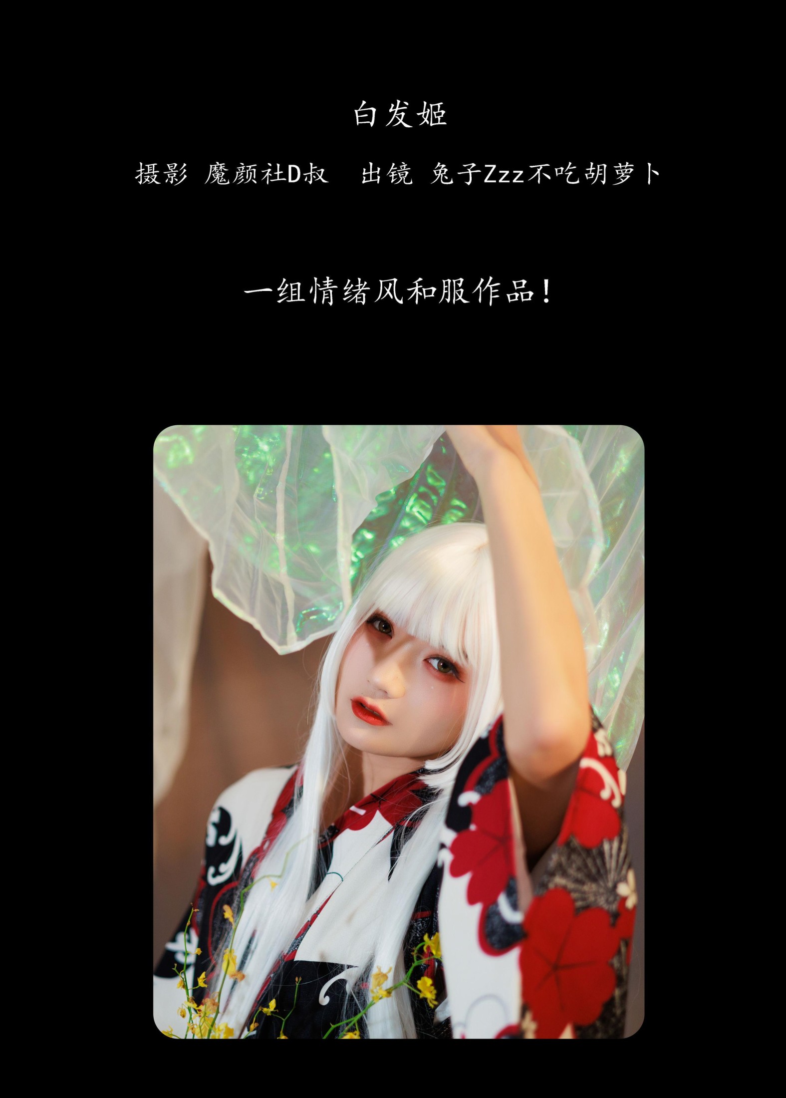 图片[2]-兔子Zzz不吃胡萝卜 – 《白发姬》[43P]-COS写真在线网