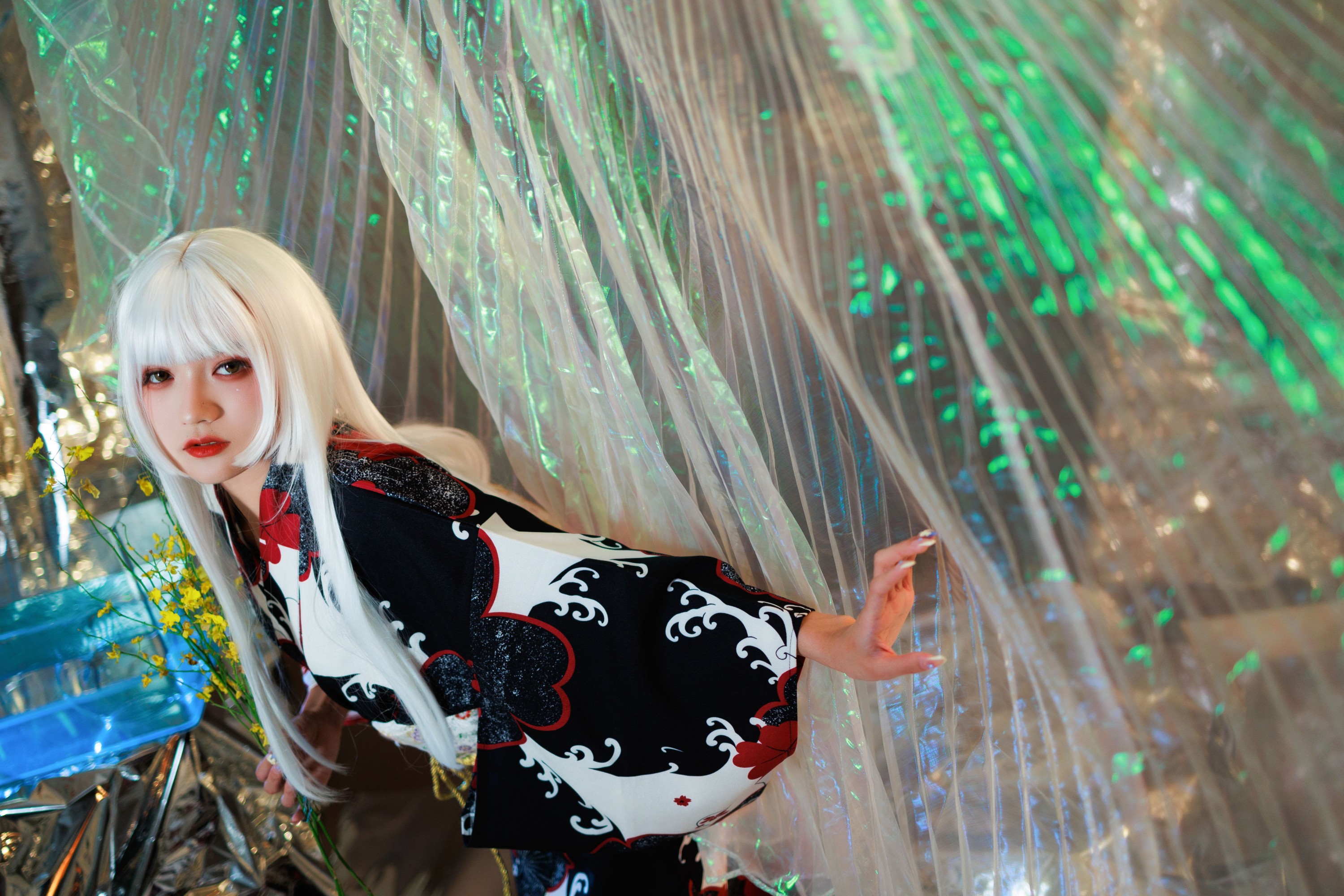 图片[5]-兔子Zzz不吃胡萝卜 – 《白发姬》[43P]-COS写真在线网