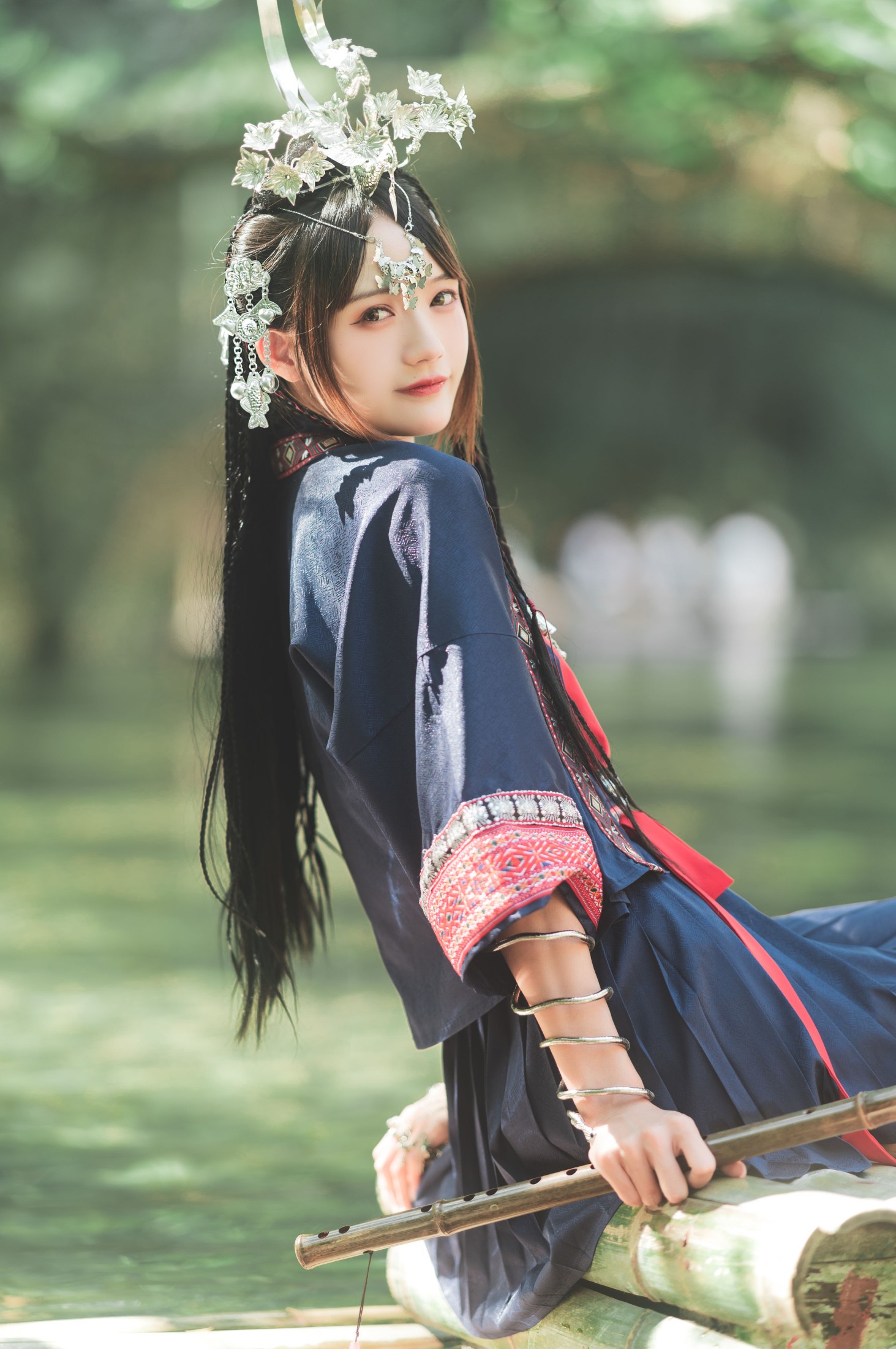 图片[6]-兔子Zzz不吃胡萝卜 – 《苗疆一梦》[42P]-COS写真在线网