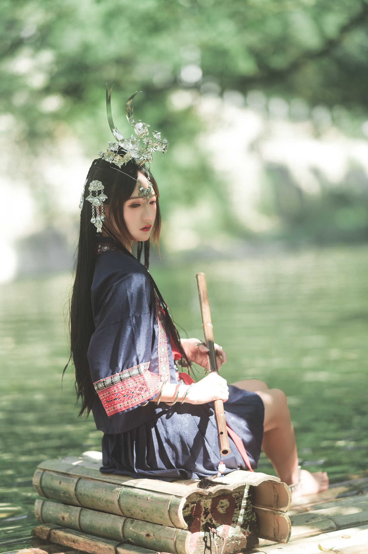 图片[4]-兔子Zzz不吃胡萝卜 – 《苗疆一梦》[42P]-COS写真在线网