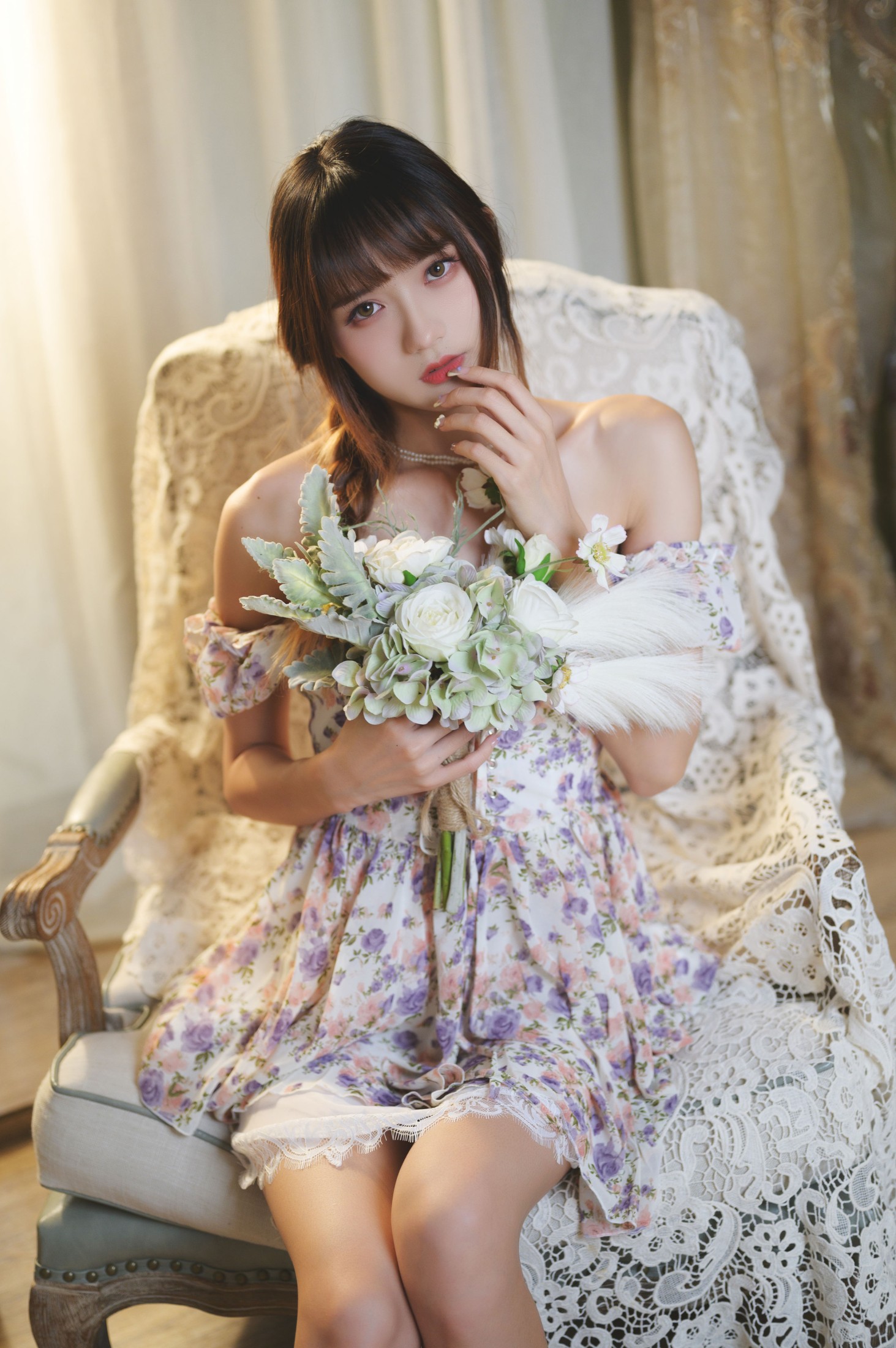 图片[3]-兔子Zzz不吃胡萝卜 – 《紫丁香》[41P]-COS写真在线网