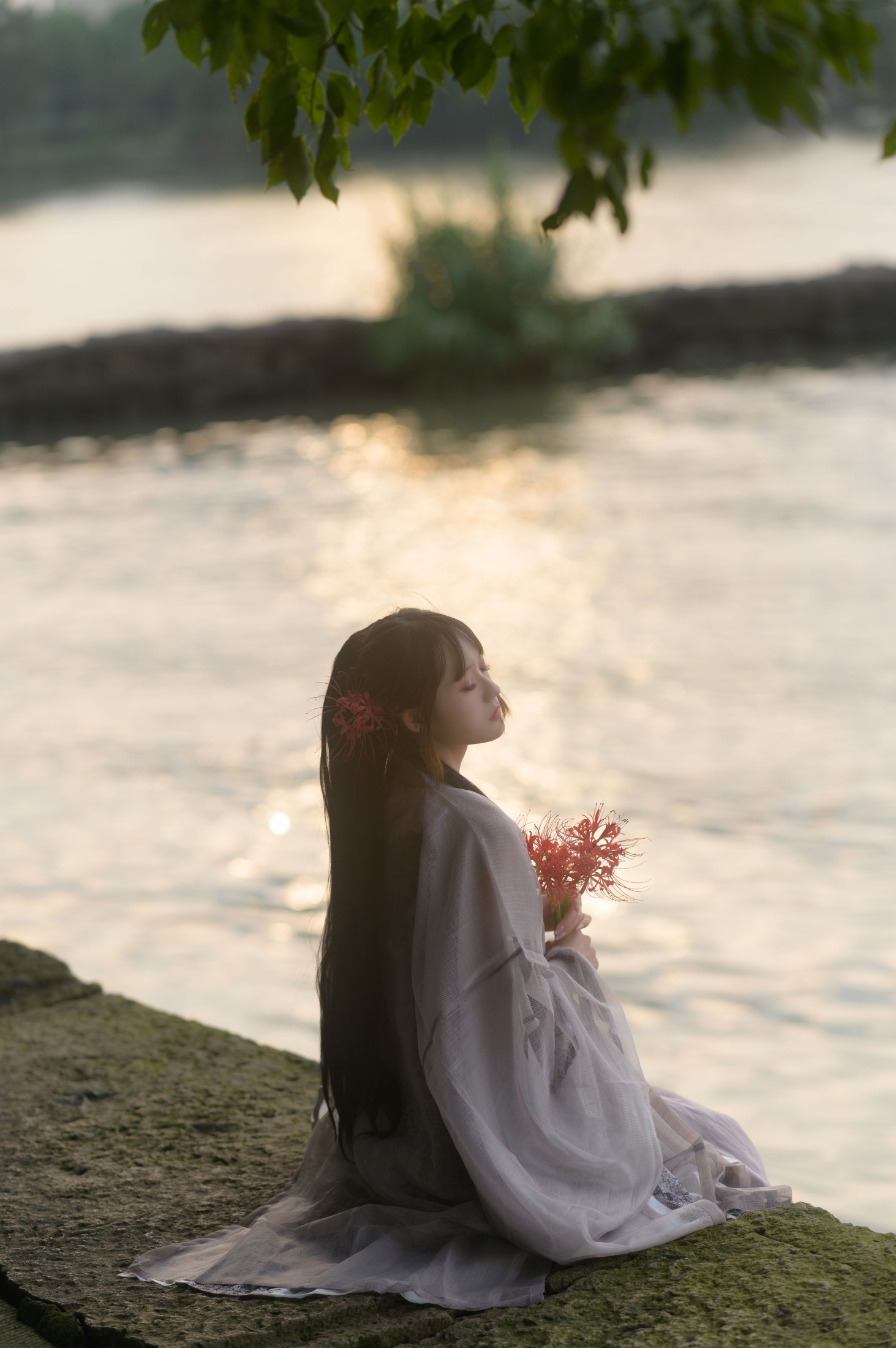 图片[4]-兔子Zzz不吃胡萝卜 – 《暮空照水》[32P]-COS写真在线网