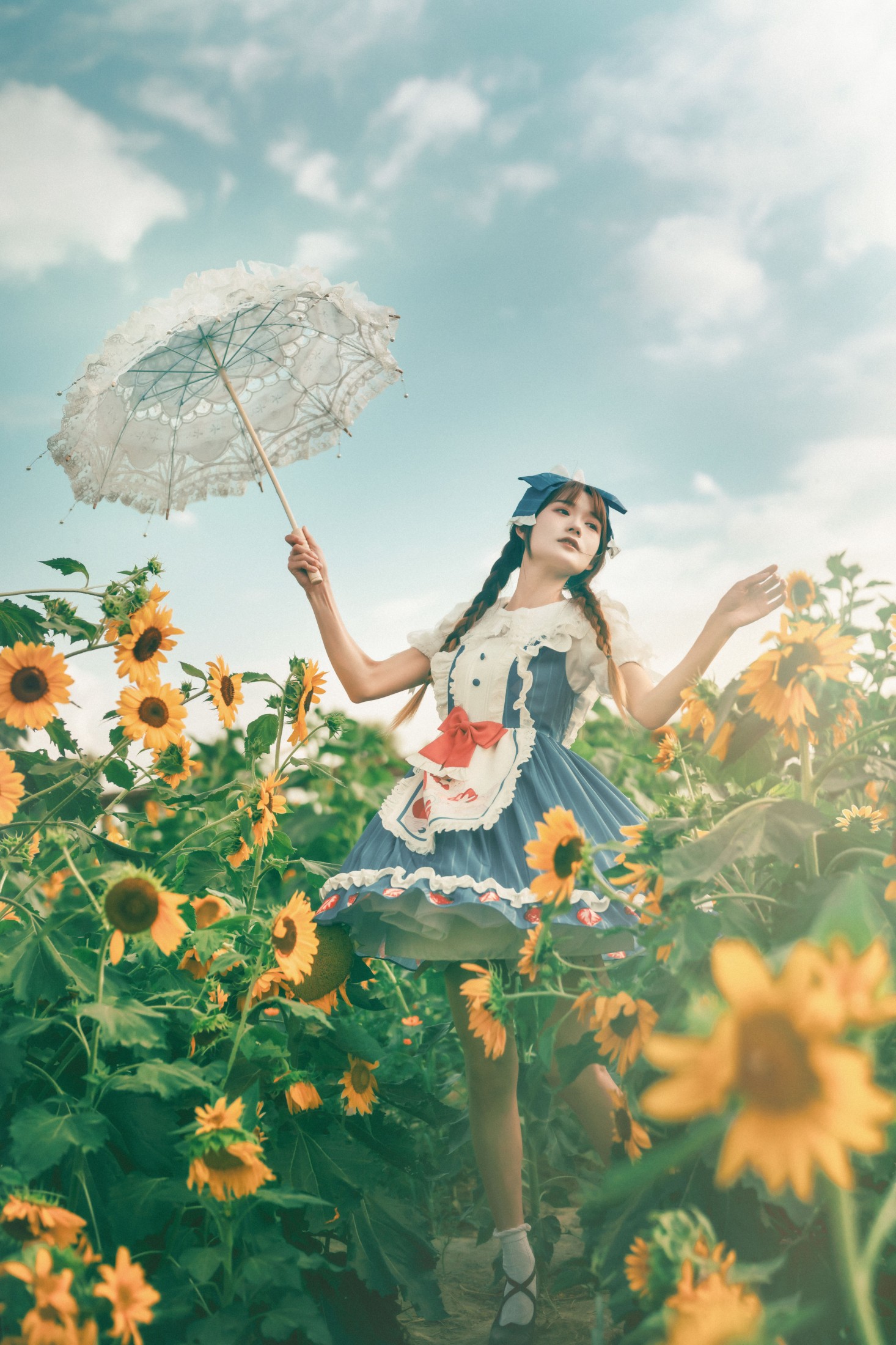 图片[6]-兔子Zzz不吃胡萝卜 – 《甜甜向日葵女孩》[32P]-COS写真在线网