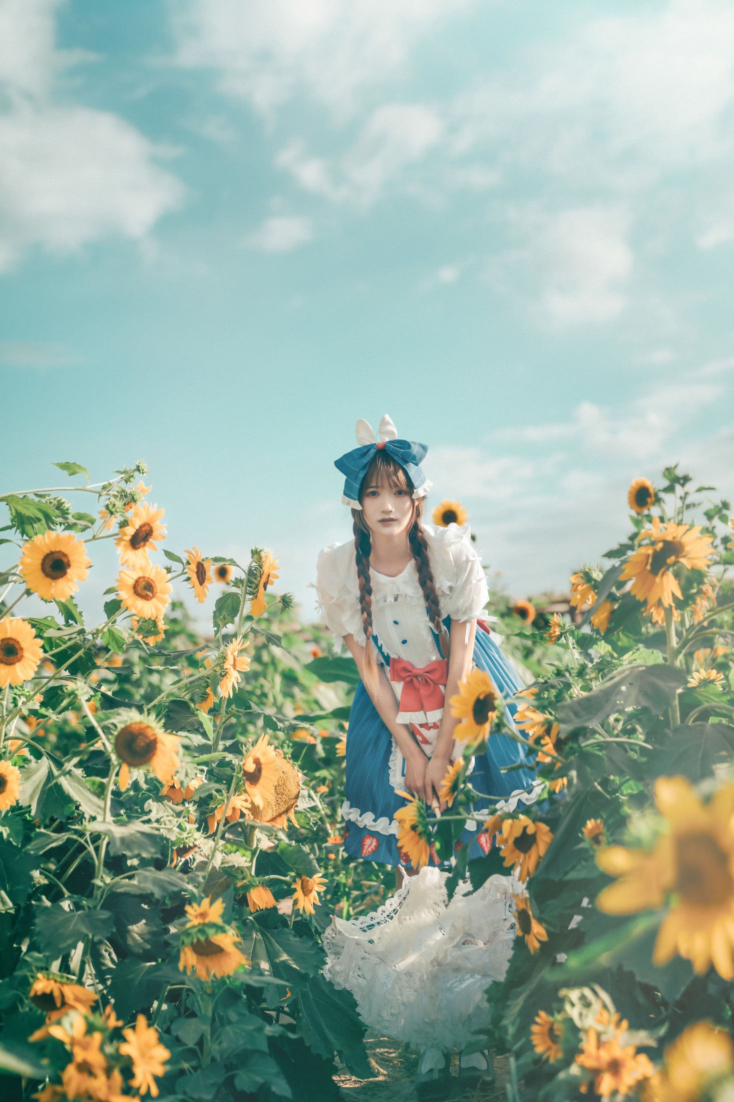 图片[5]-兔子Zzz不吃胡萝卜 – 《甜甜向日葵女孩》[32P]-COS写真在线网