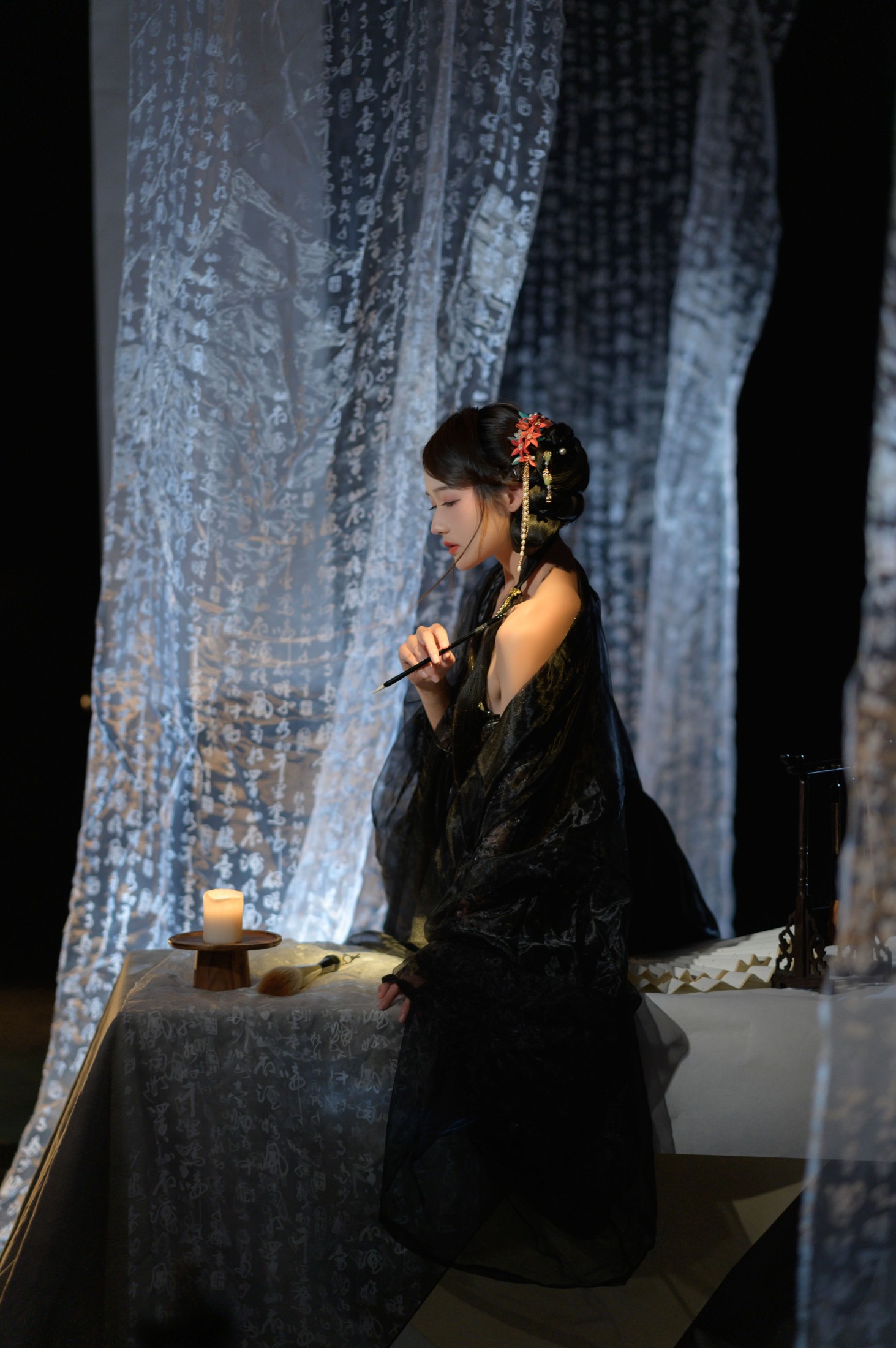 图片[5]-兔子Zzz不吃胡萝卜 – 《执笔之思》[36P]-COS写真在线网