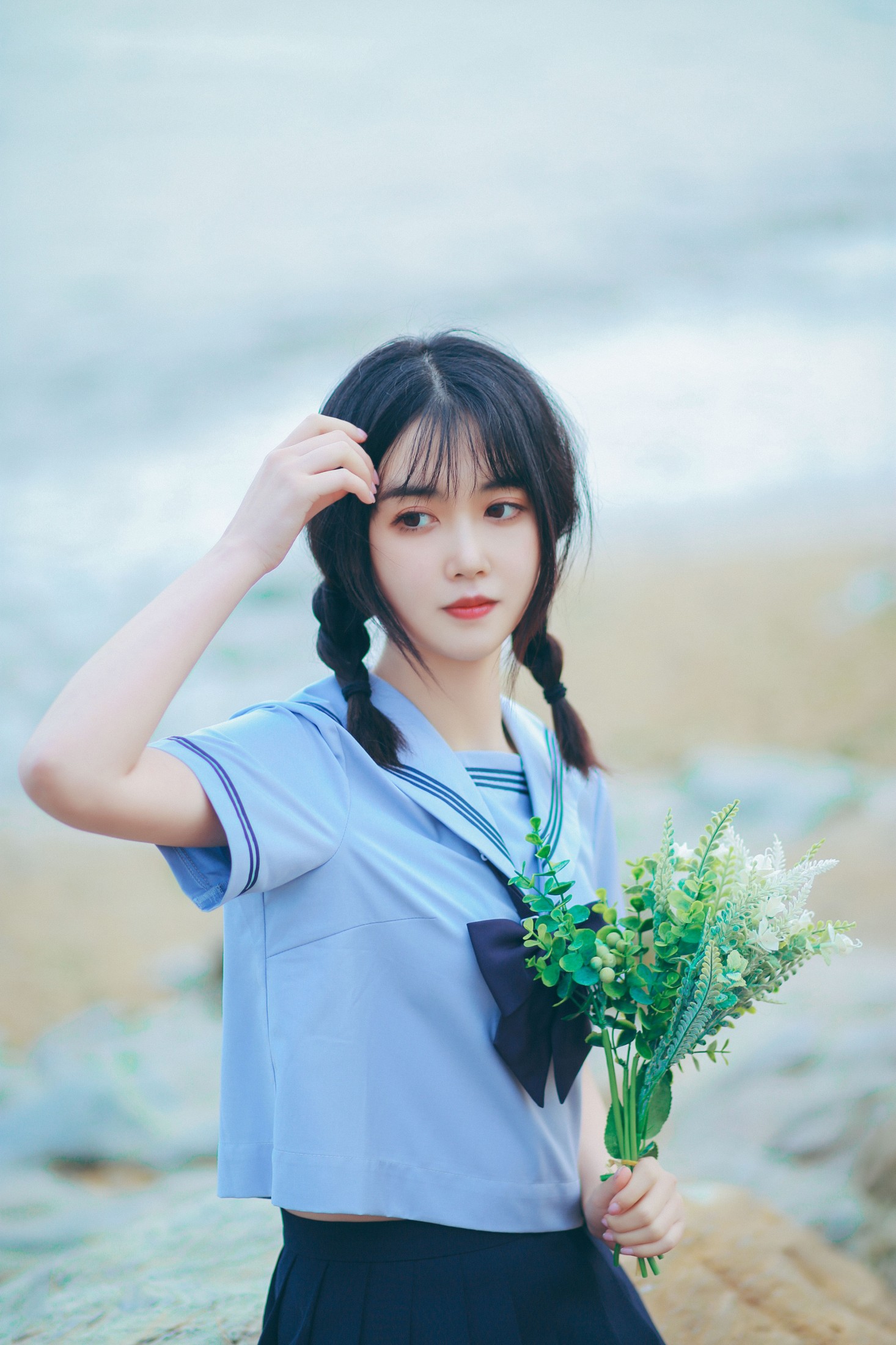 图片[3]-淺櫻桃奈 – 《夏日海边的少女》[26P]-COS写真在线网