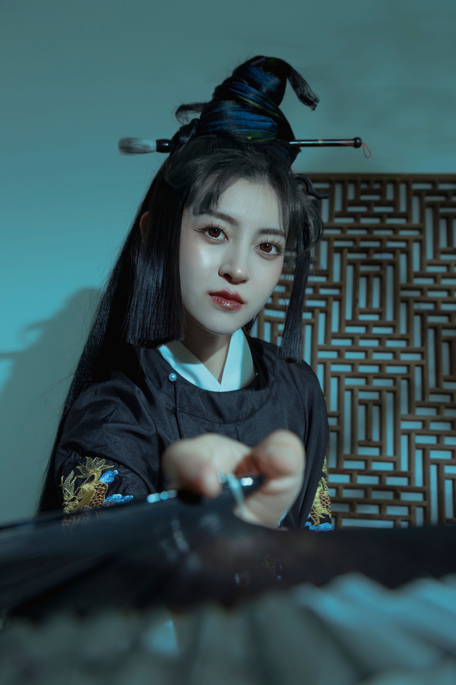 图片[4]-壹萱- – 《国风 · 竹与墨》[43P]-COS写真在线网