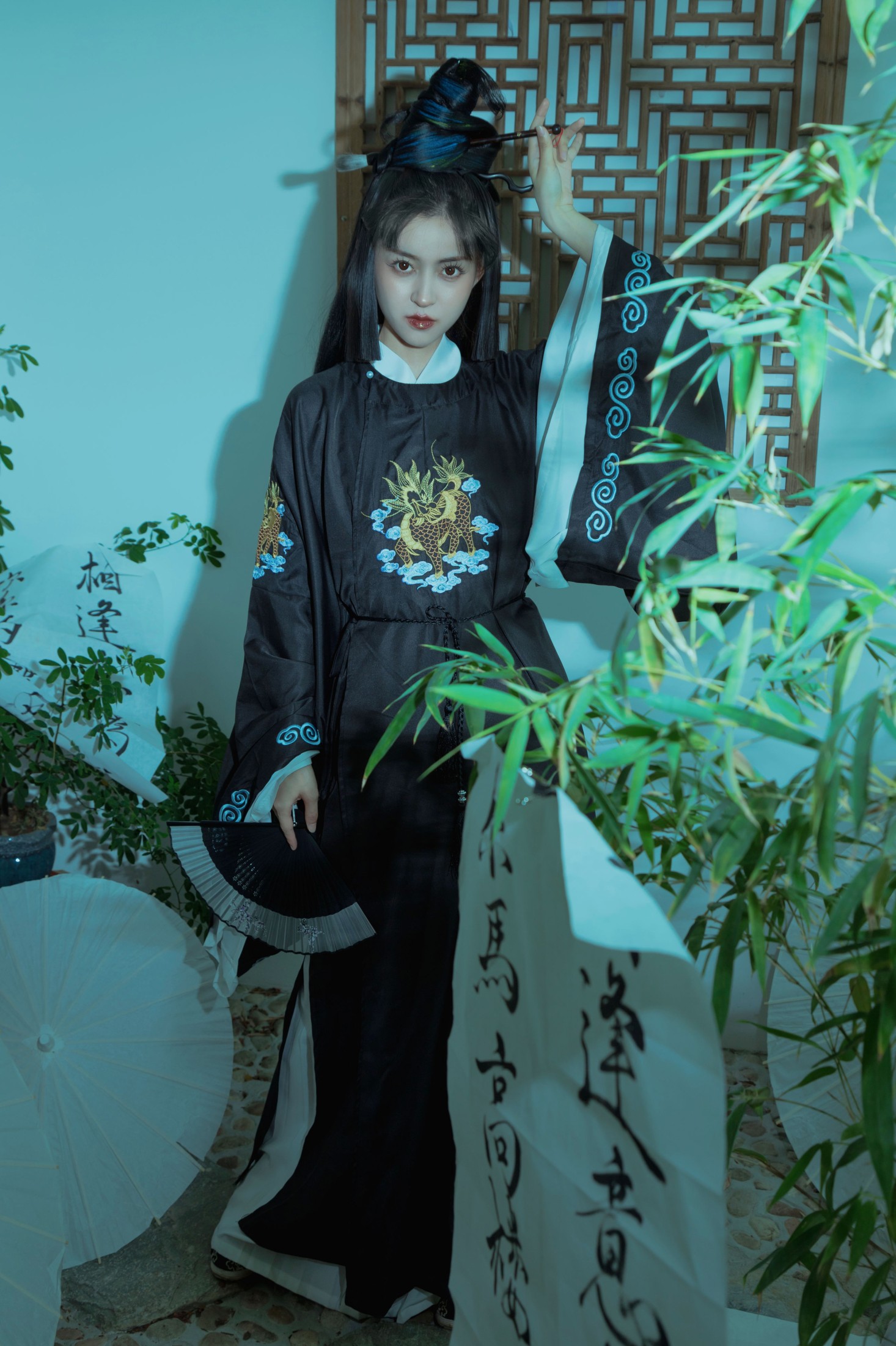 图片[5]-壹萱- – 《国风 · 竹与墨》[43P]-COS写真在线网