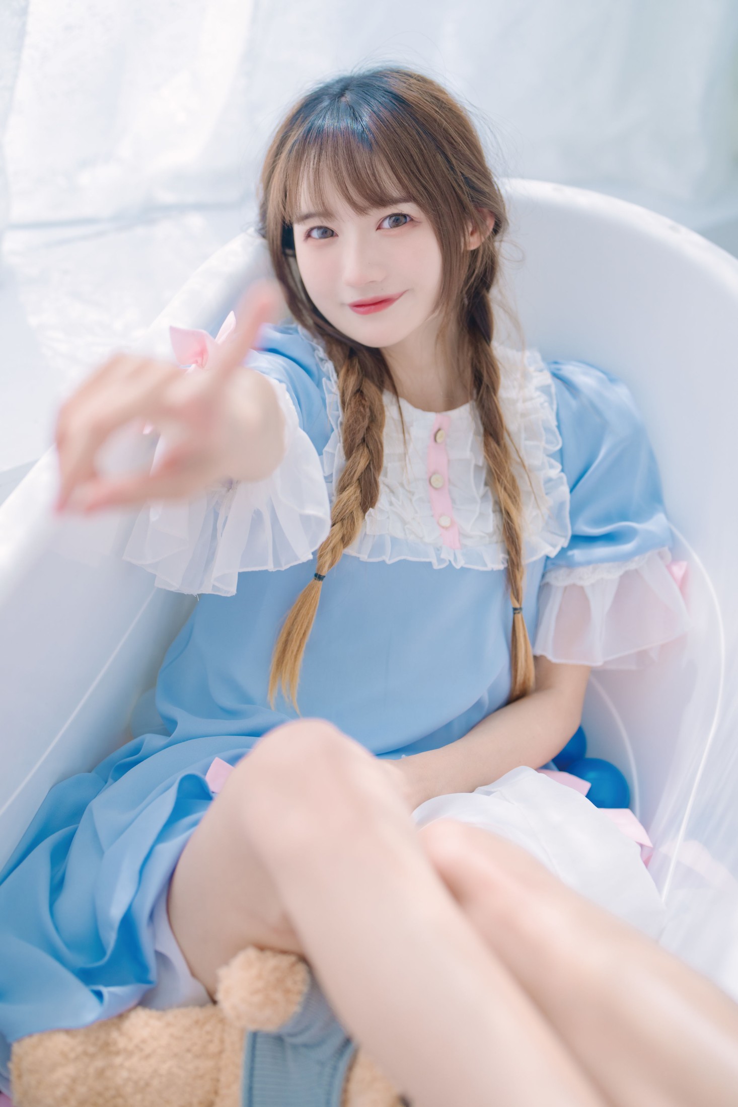 图片[5]-兔子Zzz不吃胡萝卜 – 《纯白色可爱》[32P]-COS写真在线网