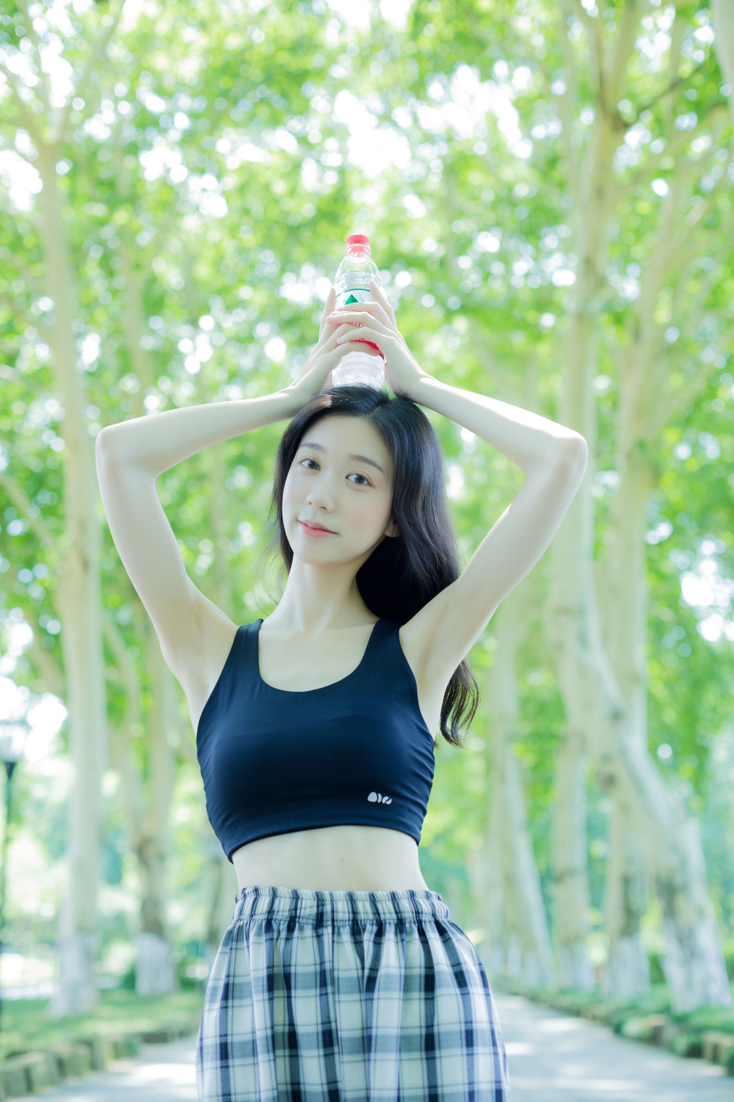 图片[3]-饲猫少女- – 《晨练日》[27P]-COS写真在线网