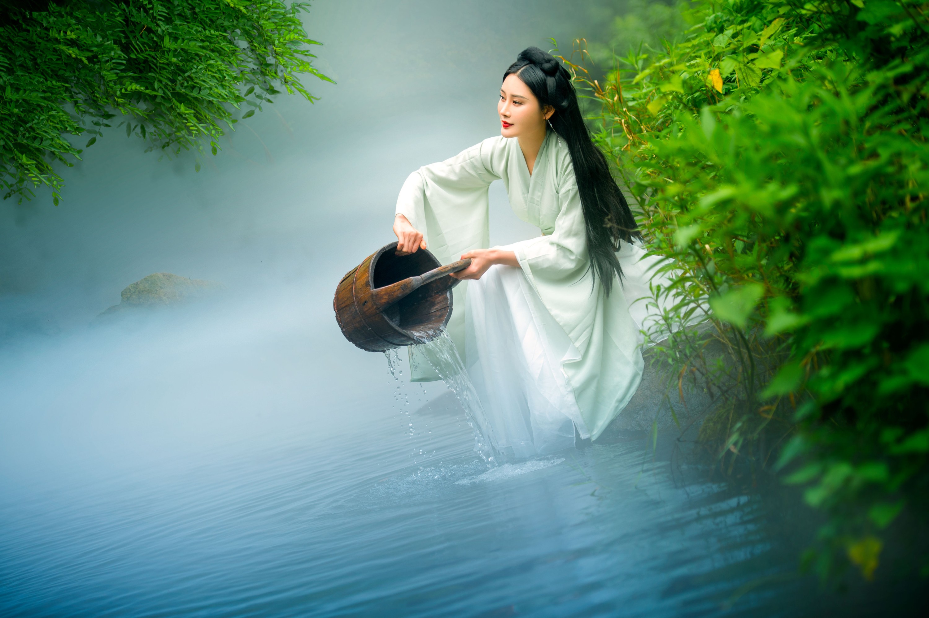 图片[6]-敏敏 – 《湖心雾渔》[28P]-COS写真在线网