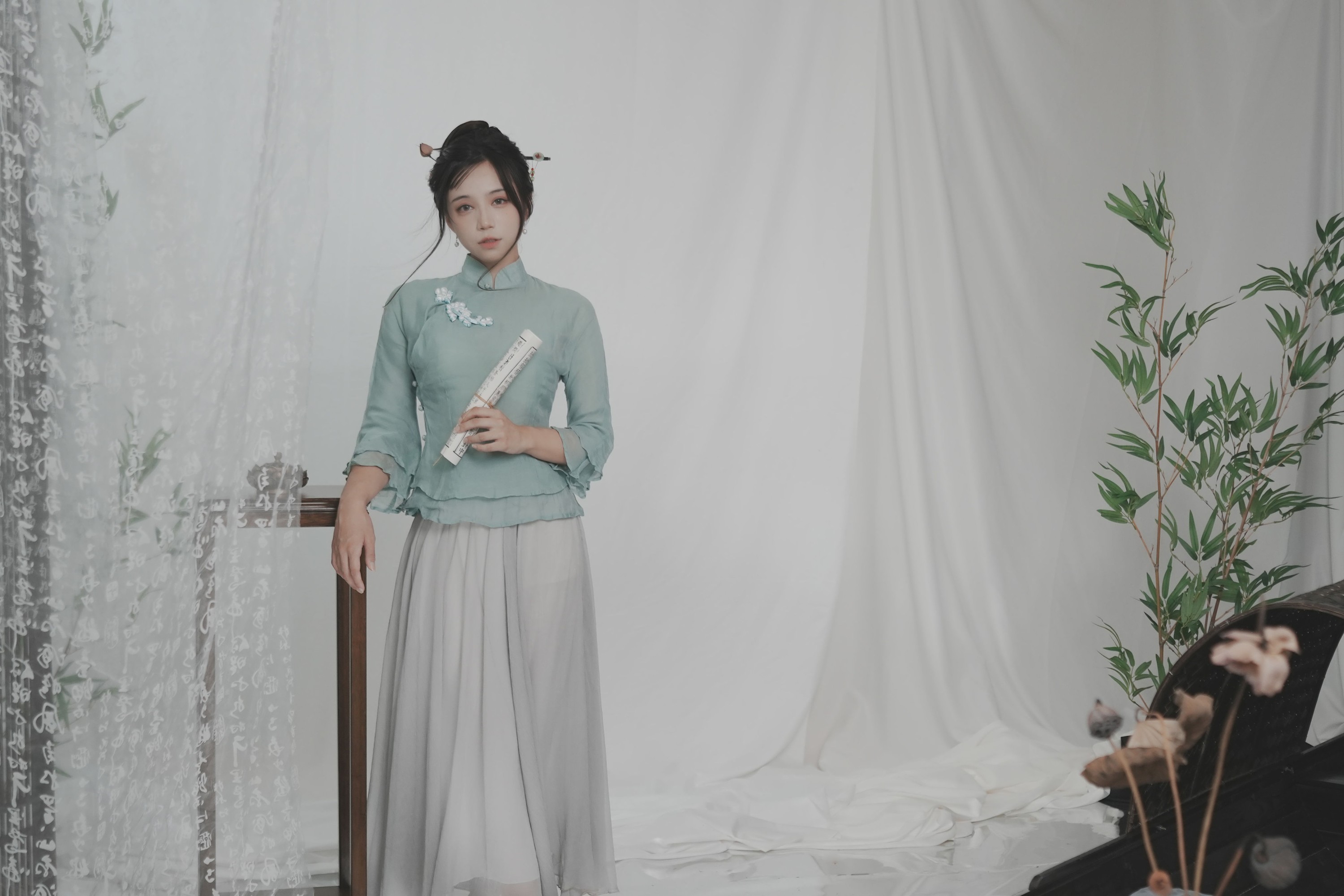 图片[3]-贰加六 – 《清风曳竹影》[22P]-COS写真在线网