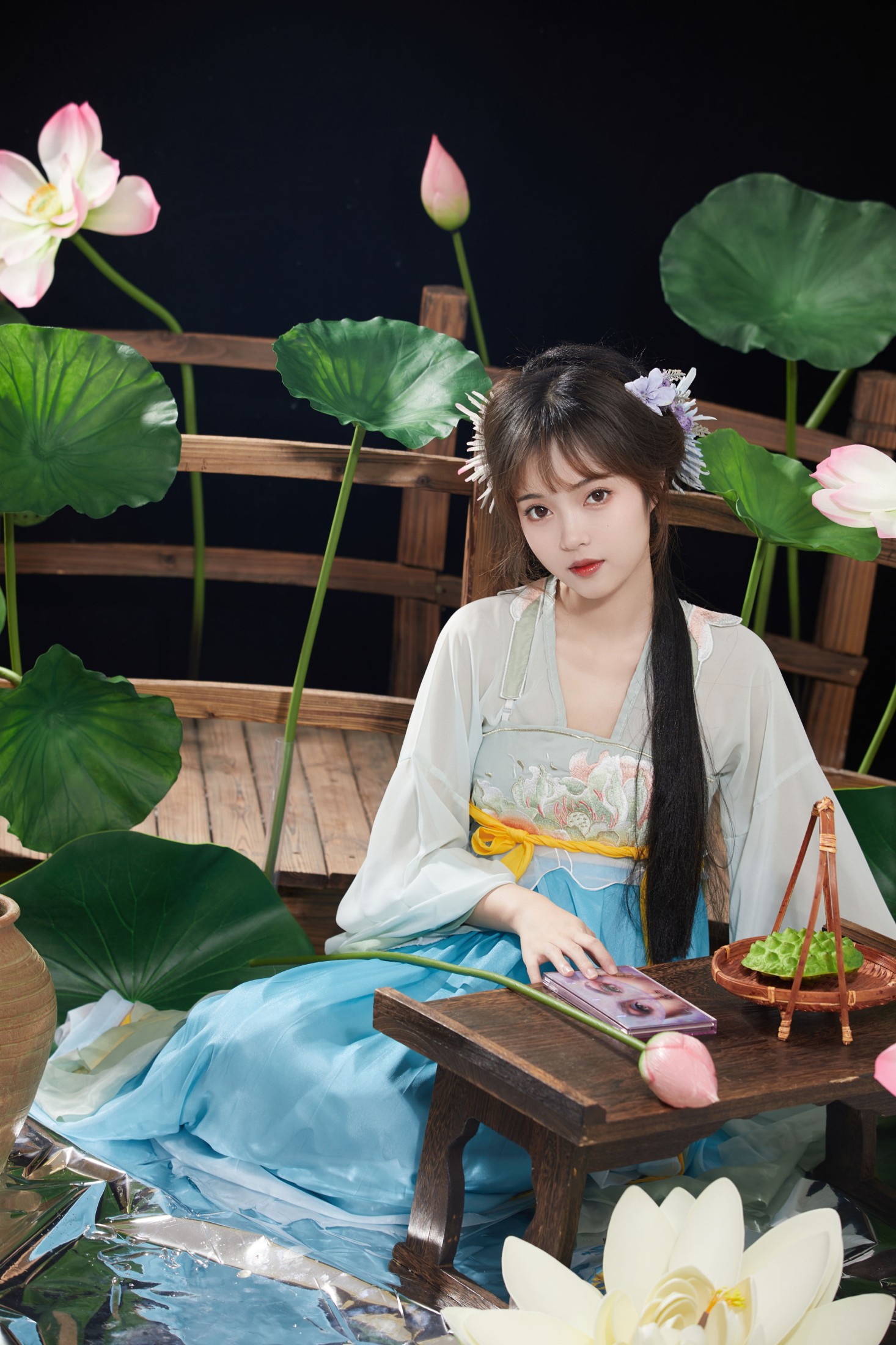 图片[3]-小薇人儿 – 《荷塘月色》[40P]-COS写真在线网