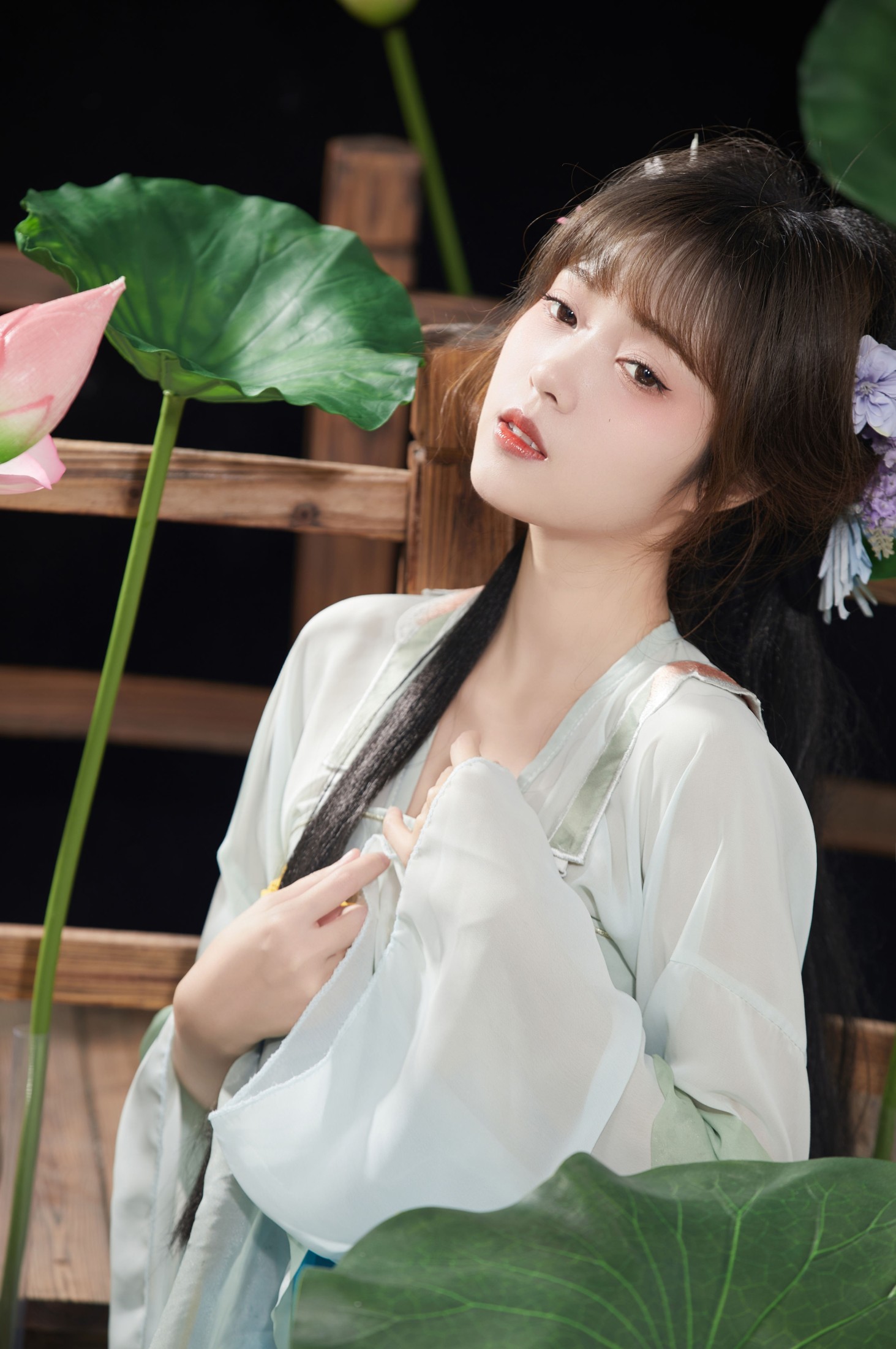 图片[5]-小薇人儿 – 《荷塘月色》[40P]-COS写真在线网